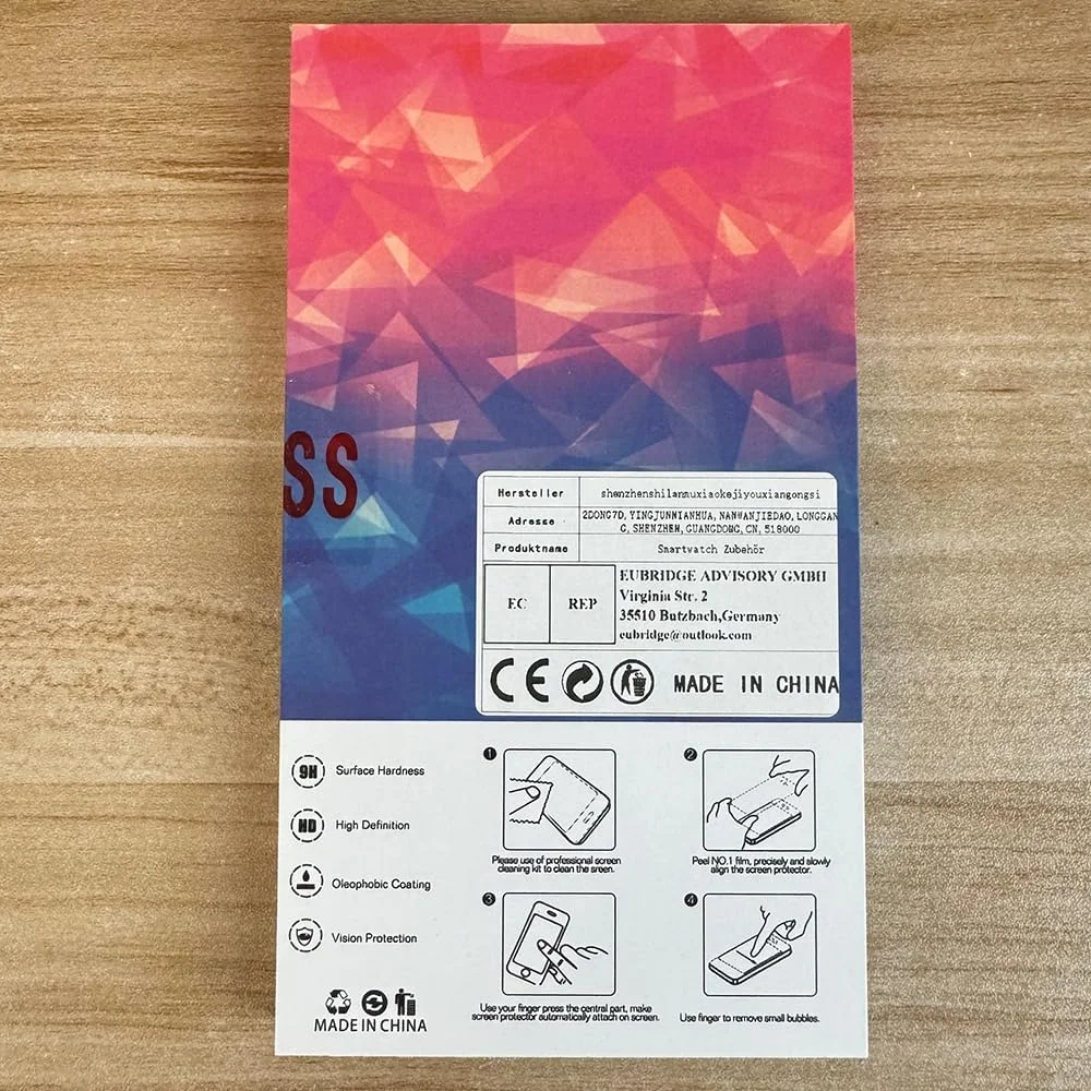 محافظ صفحه نمایش Blueshaweu سازگار با ساعت هوشمند Hoifa S11 (1.39 اینچ)، محافظ صفحه شیشه ای سخت با سختی 9H [بسته 3 عددی] سازگار با ساعت هوشمند Hoifa S11 (HD)