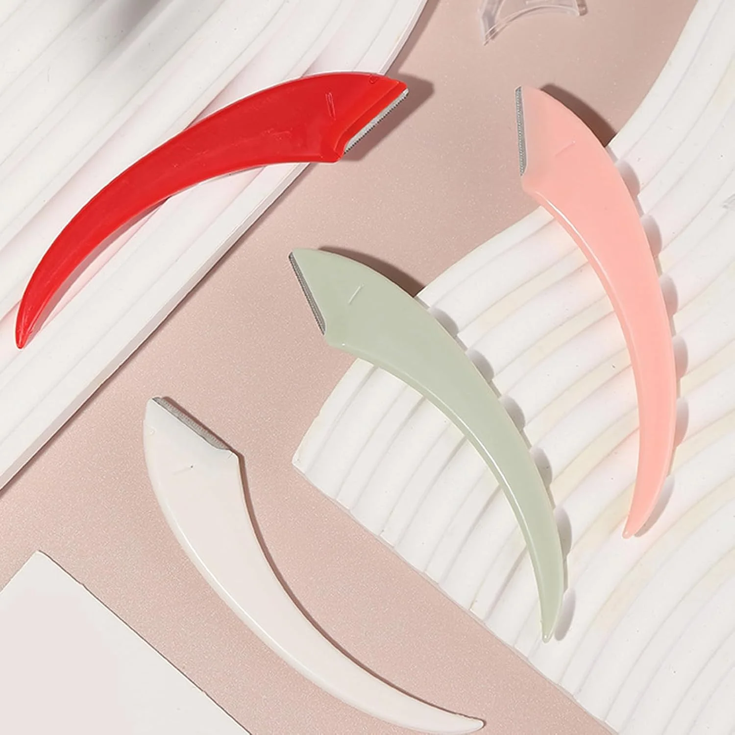 تیغ ابرو زنانه | ست 5 عددی تیغ ابرو ایمن برای زنان | ابزار آرایشی قابل استفاده مجدد برای خانم ها، آقایان، مبتدیان، نوجوانان، استفاده روزانه، سالن، خانه، دفتر، مسافرت و تعطیلات تیغ ابرو زنانه | ست 5 عددی تیغ ابرو ایمن برای زنان | ابزار آرایشی قابل استفاده مجدد برای خانم ها، آقایان، مبتدیان، نوجوانان، استفاده روزانه، سالن، خانه، دفتر، مسافرت و تعطیلات