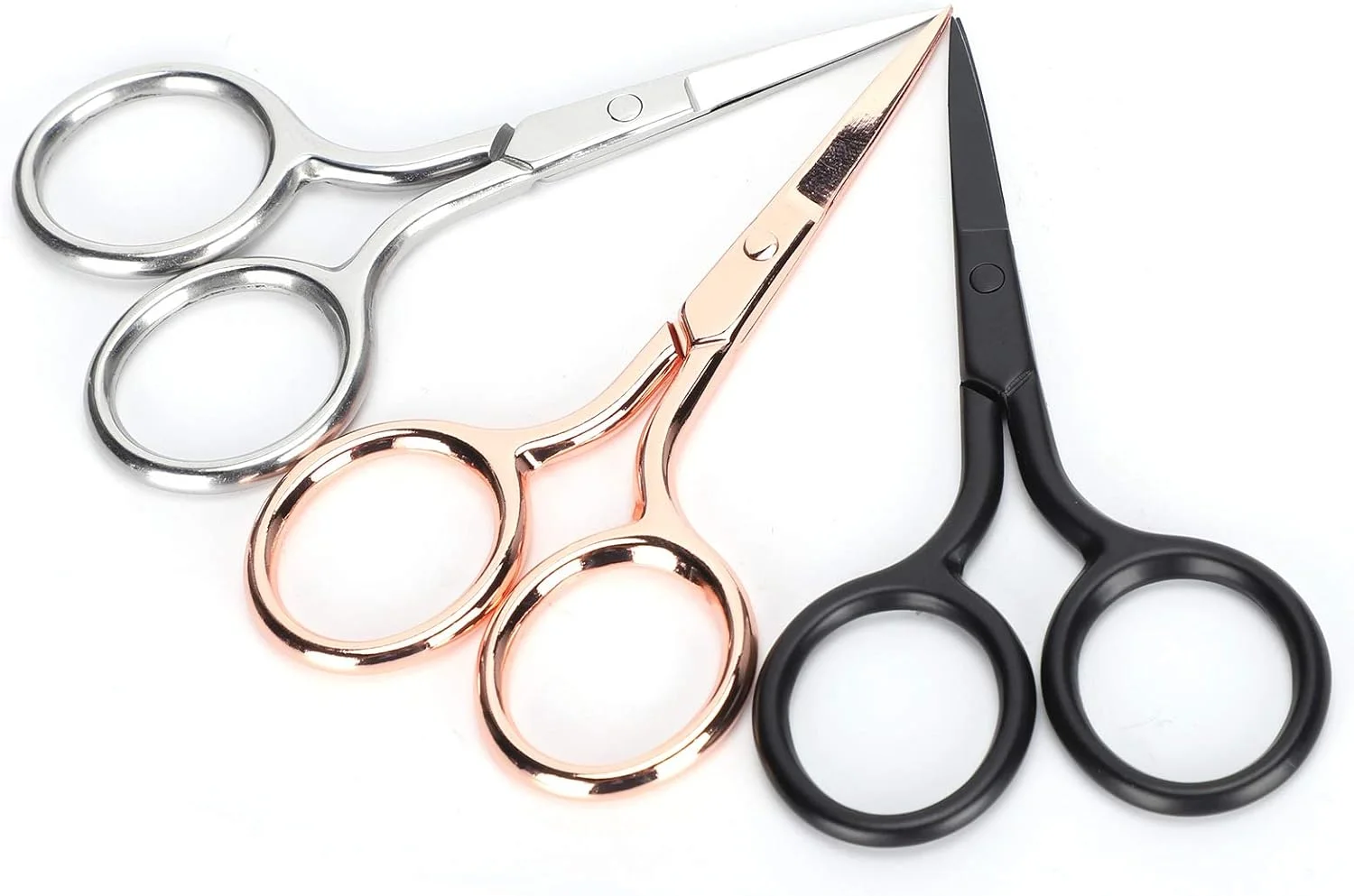 ست قیچی های کوچک و قابل حمل تیهبیان، طرح قدیمی، 3 عددی، برای برش، گلدوزی و خیاطی، ساخته شده از استیل ضد زنگ مقاوم در برابر سایش ست قیچی های کوچک و قابل حمل تیهبیان، طرح قدیمی، 3 عددی، برای برش، گلدوزی و خیاطی، ساخته شده از استیل ضد زنگ مقاوم در برابر سایش