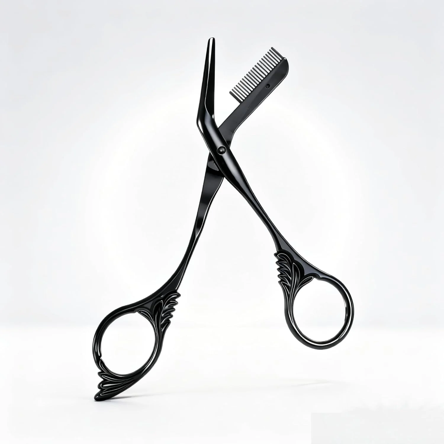 ANBOO Professional Eyebrow Scissors with Comb Stainless Steel Eyebrow Scissors for Women, Safe Eyebrow Trimmer without Skin Injury, Ideal for Men and Women Beginners Beauticians ANBOO Professional Eyebrow Scissors with Comb Stainless Steel Eyebrow Scissors for Women, Safe Eyebrow Trimmer without Skin Injury, Ideal for Men and Women Beginners Beauticians