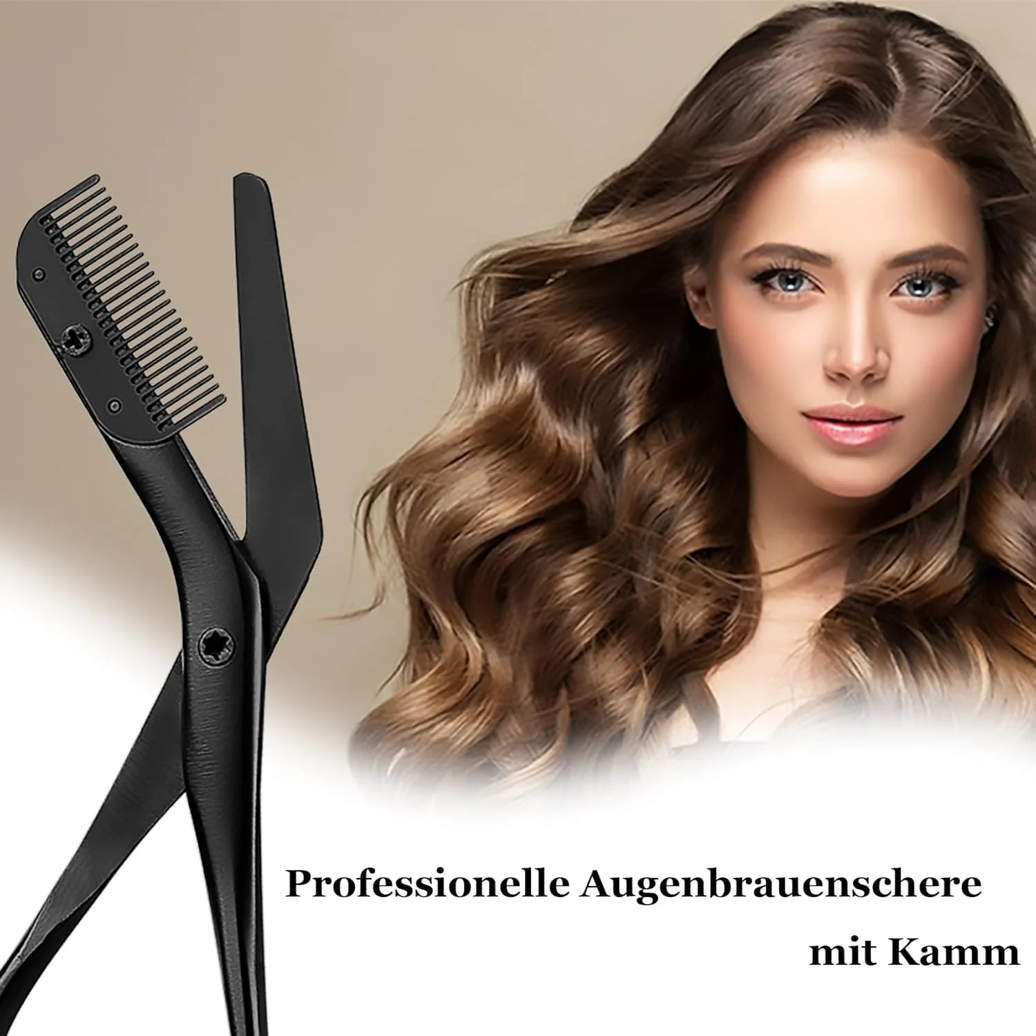ANBOO Professional Eyebrow Scissors with Comb Stainless Steel Eyebrow Scissors for Women, Safe Eyebrow Trimmer without Skin Injury, Ideal for Men and Women Beginners Beauticians ANBOO Professional Eyebrow Scissors with Comb Stainless Steel Eyebrow Scissors for Women, Safe Eyebrow Trimmer without Skin Injury, Ideal for Men and Women Beginners Beauticians