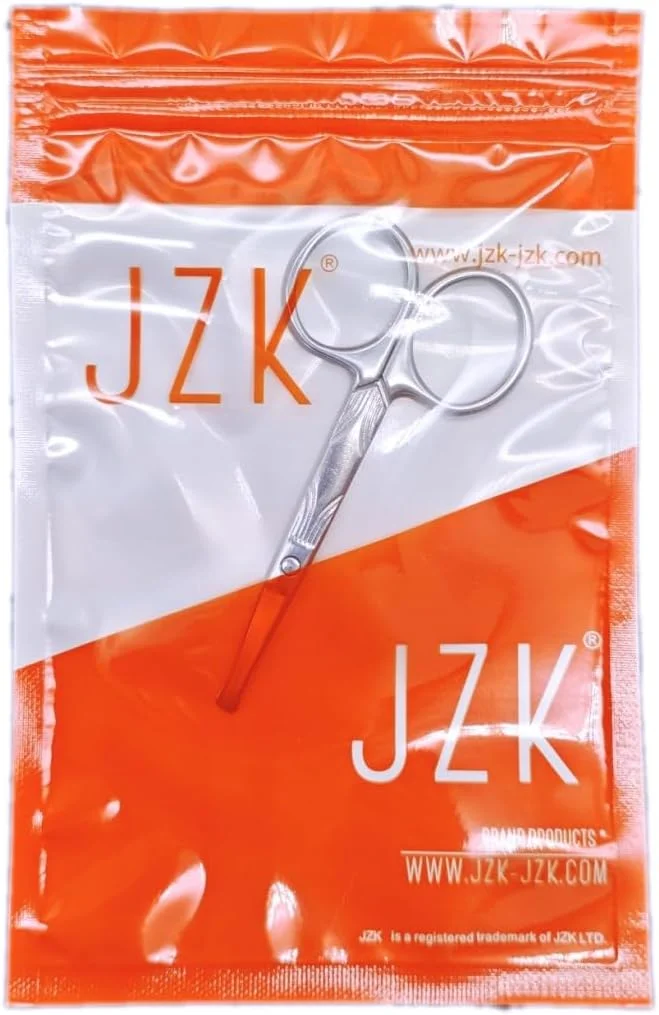 JZK Nasal Nose Hair Eyebrow Scissors Trimmer Remover for Men Women, mini Rounded tip Scissors for Beard Ear Hair Moustache Nail, Small pet Scissors for Dog cat face and paw Fur JZK Nasal Nose Hair Eyebrow Scissors Trimmer Remover for Men Women, mini Rounded tip Scissors for Beard Ear Hair Moustache Nail, Small pet Scissors for Dog cat face and paw Fur