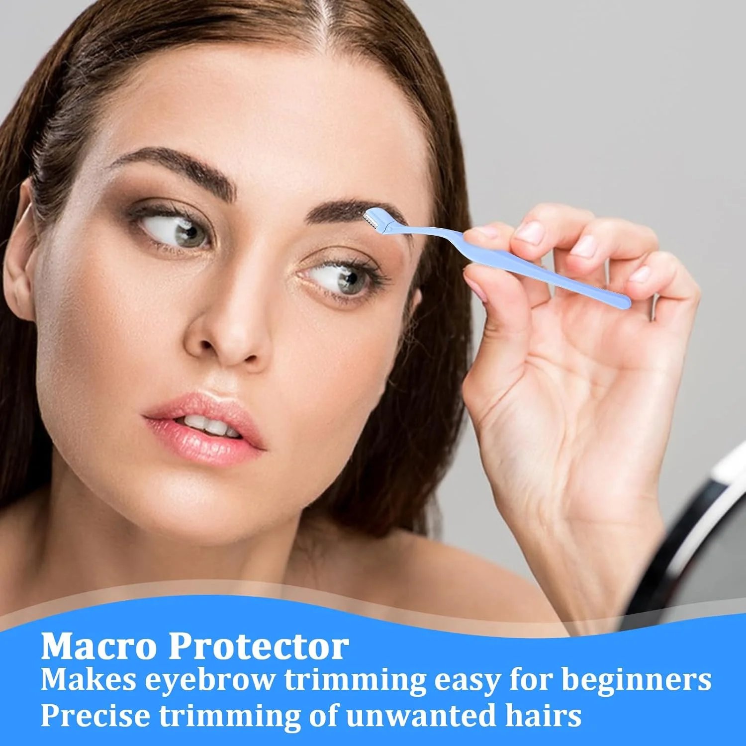 تیغ ابرو 6 عددی، تیغ ابرو مینی، تیغ صورت 13 سانتی متری برای زنان، تیغ های مینی با درپوش ایمنی برای مراقبت از صورت و آرایش (چند رنگ) تیغ ابرو 6 عددی، تیغ ابرو مینی، تیغ صورت 13 سانتی متری برای زنان، تیغ های مینی با درپوش ایمنی برای مراقبت از صورت و آرایش (چند رنگ)