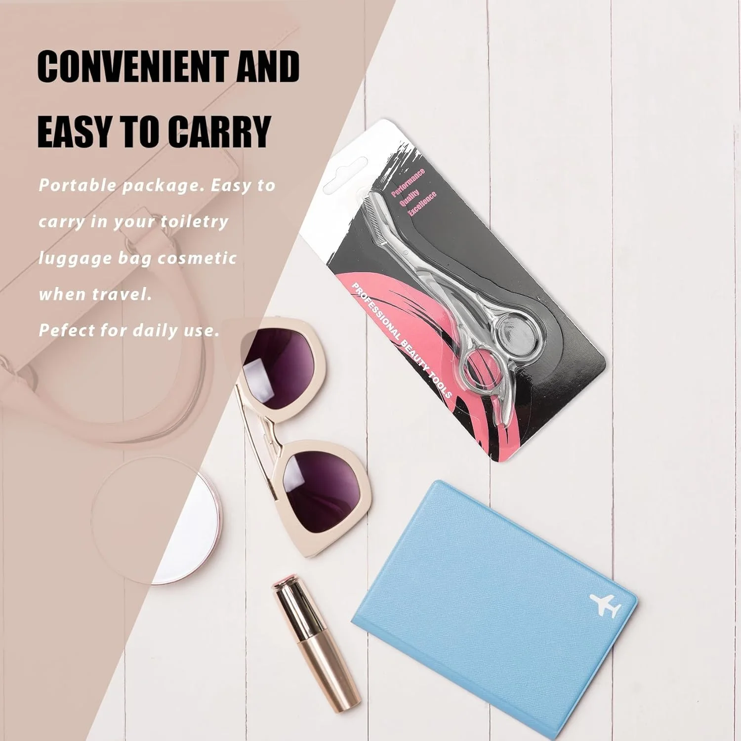 قیچی ابرو دفسدار به همراه شانه، قیچی ابرو با شانه - دسته ارگونومیک، هدیه برای آقایان و بانوان قیچی ابرو دفسدار به همراه شانه، قیچی ابرو با شانه - دسته ارگونومیک، هدیه برای آقایان و بانوان