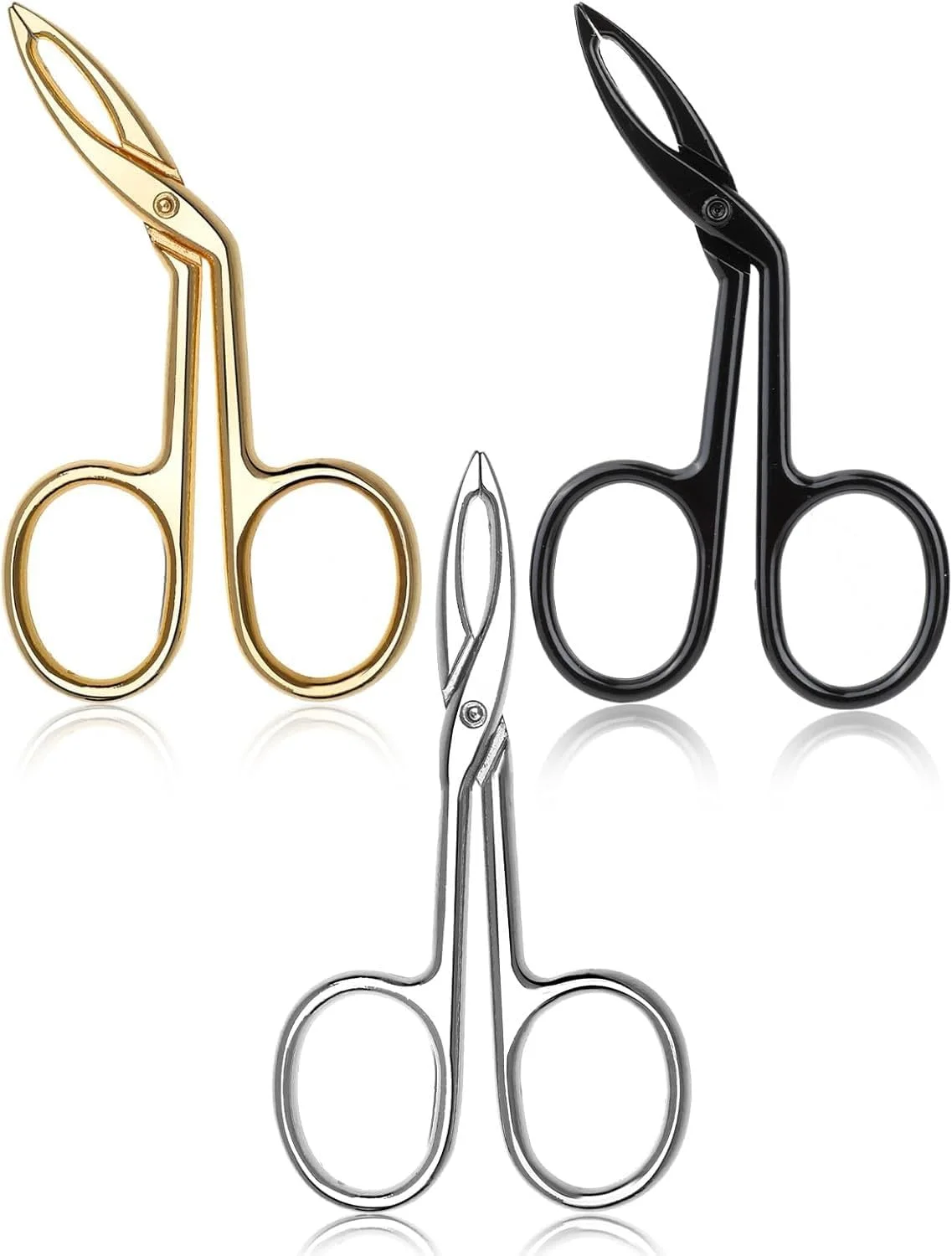 ست موچین ابرو ChicAbode شامل 3 عدد، دسته قیچی با نوک های صاف و زاویه دار، موچین استیل ضد زنگ برای حالت دادن و مرتب کردن ابرو ست موچین ابرو ChicAbode شامل 3 عدد، دسته قیچی با نوک های صاف و زاویه دار، موچین استیل ضد زنگ برای حالت دادن و مرتب کردن ابرو