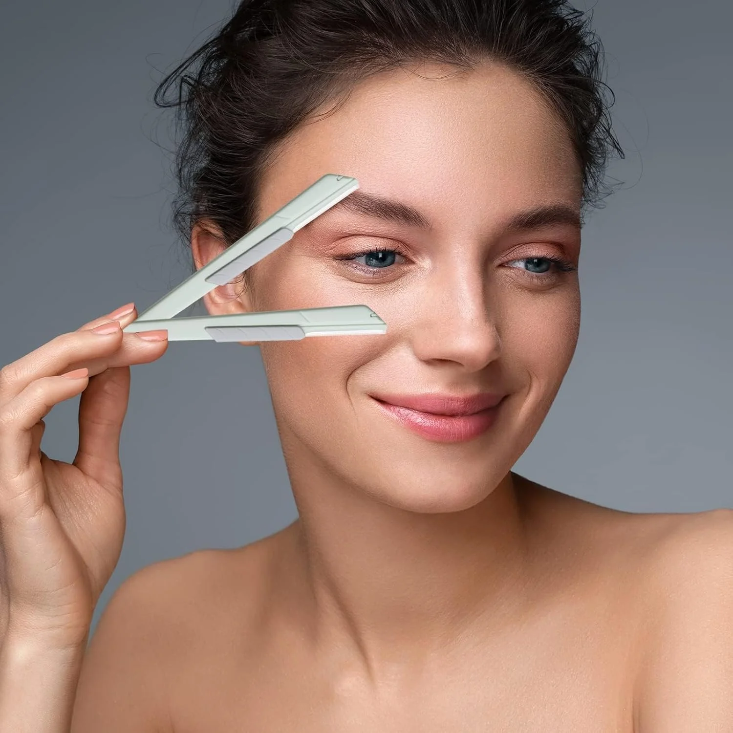 تیغ ابرو زنانه بوکلا 6 عددی، موبر ابرو با روکش کشویی، شکل دهنده ارگونومیک ابرو و تیغ صورت برای از بین بردن موهای زائد، لایه بردار ملایم پوست تیغ ابرو زنانه بوکلا 6 عددی، موبر ابرو با روکش کشویی، شکل دهنده ارگونومیک ابرو و تیغ صورت برای از بین بردن موهای زائد، لایه بردار ملایم پوست