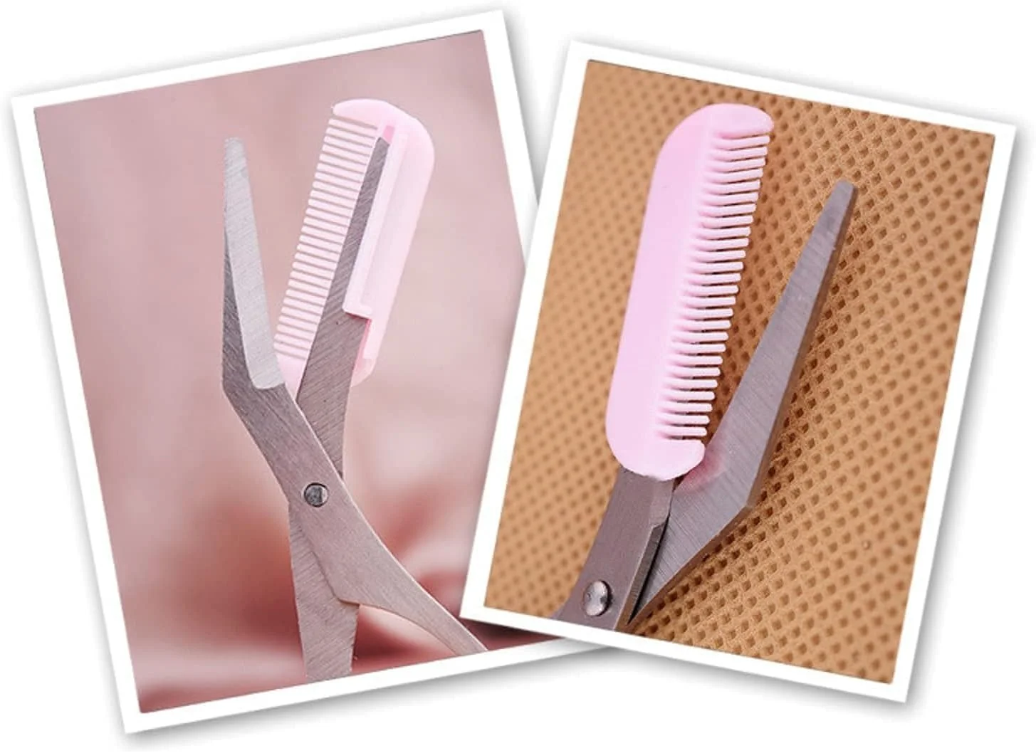 قیچی ابرو کوچک بانیرو زنانه با شانه و قیچی اصلاح آسان