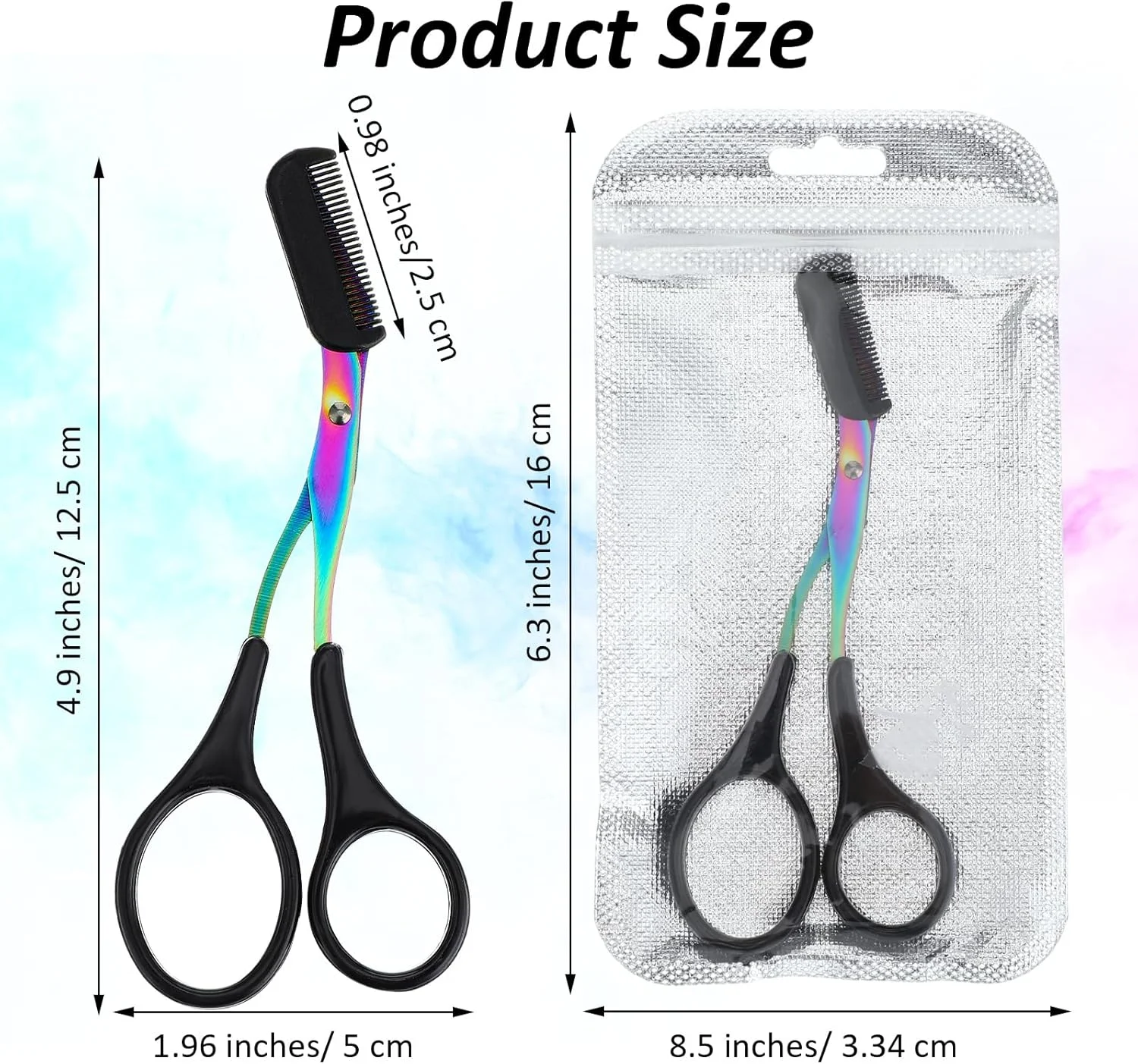 قیچی ابرو کلاسیک مشکی Bremorou قیچی ابرو کلاسیک مشکی Bremorou