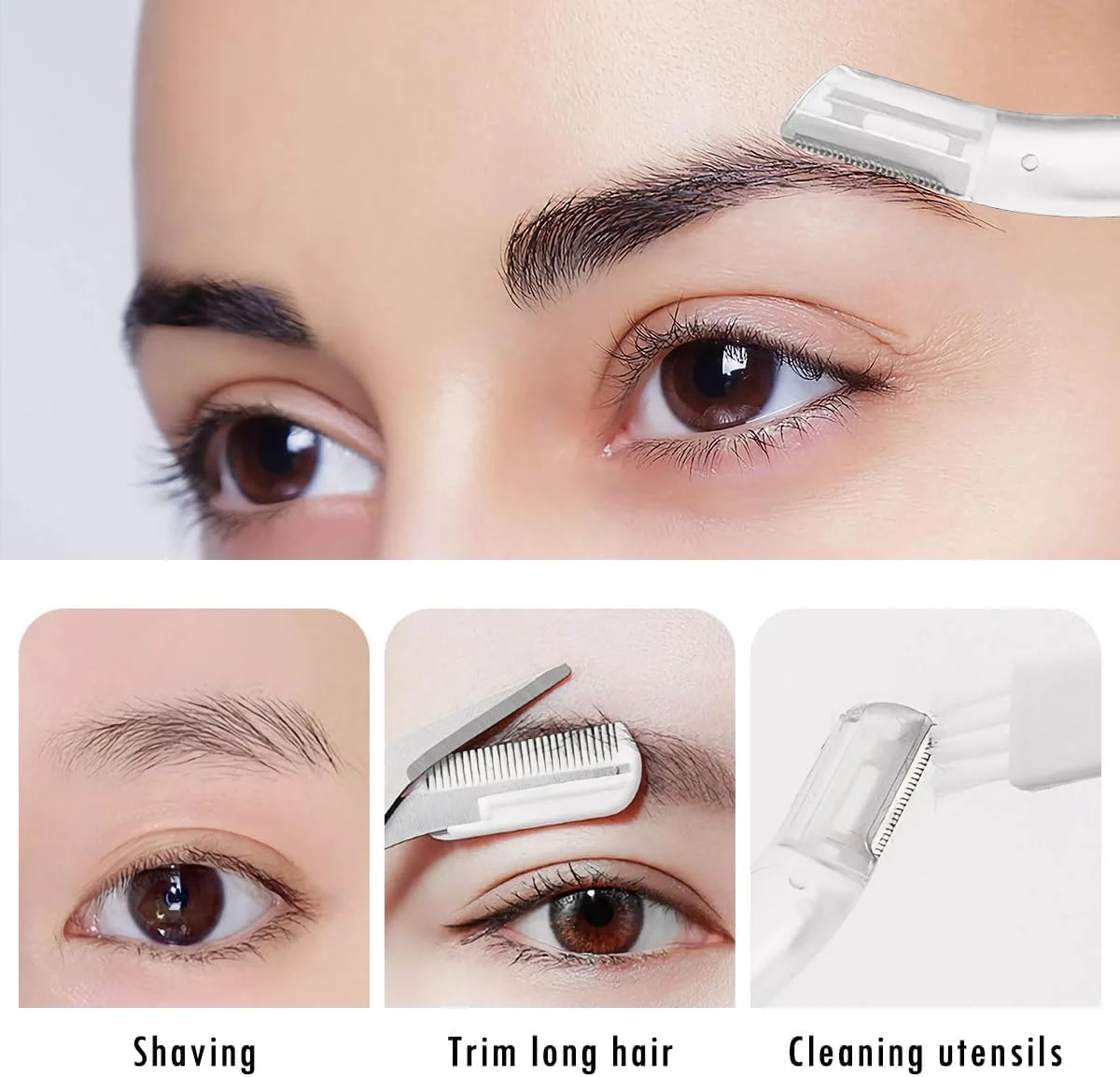 تیغ ابرو Bukela به همراه ابزار درماپلنینگ، تیغ صورت لایه بردار برای زنان و مردان، تیغ صورت برای لایه برداری و شاداب کردن پوست، تیغ اصلاح موهای کرکی صورت، تیغ شکل دهنده ابرو تیغ ابرو Bukela به همراه ابزار درماپلنینگ، تیغ صورت لایه بردار برای زنان و مردان، تیغ صورت برای لایه برداری و شاداب کردن پوست، تیغ اصلاح موهای کرکی صورت، تیغ شکل دهنده ابرو