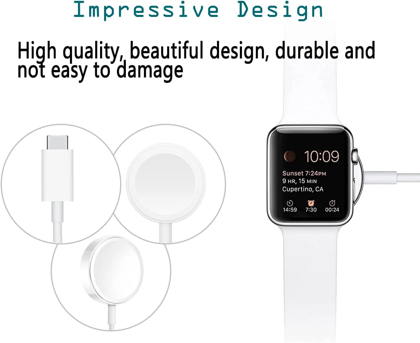 شارژر سریع مغناطیسی اصلی ساعت هوشمند آی (1 متری) شارژر سریع مغناطیسی اصلی ساعت هوشمند آی (1 متری)