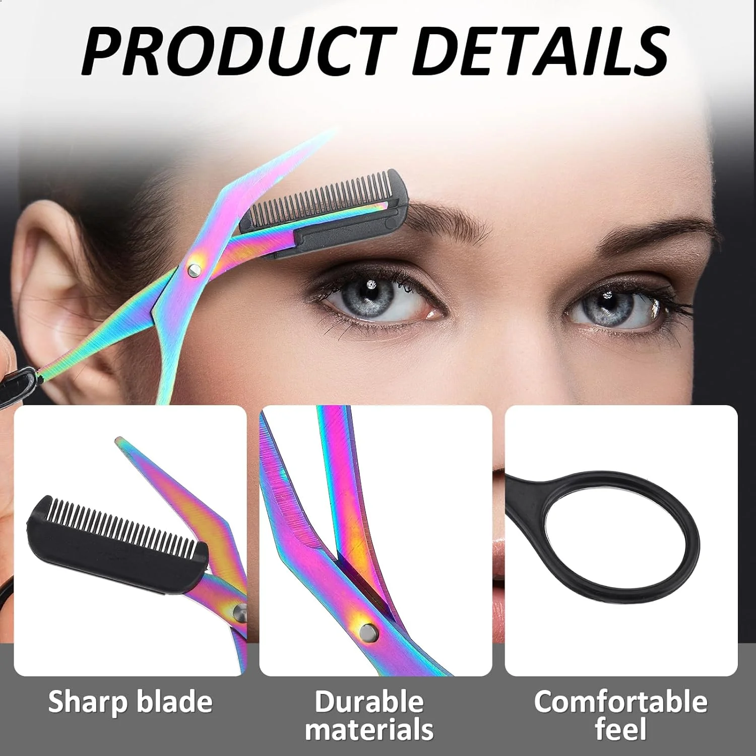 قیچی ابرو کلاسیک مشکی Bremorou قیچی ابرو کلاسیک مشکی Bremorou