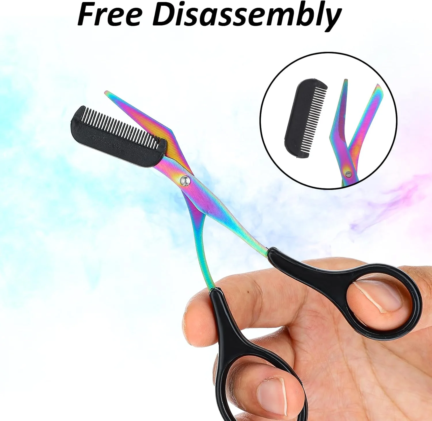 قیچی ابرو کلاسیک مشکی Bremorou قیچی ابرو کلاسیک مشکی Bremorou