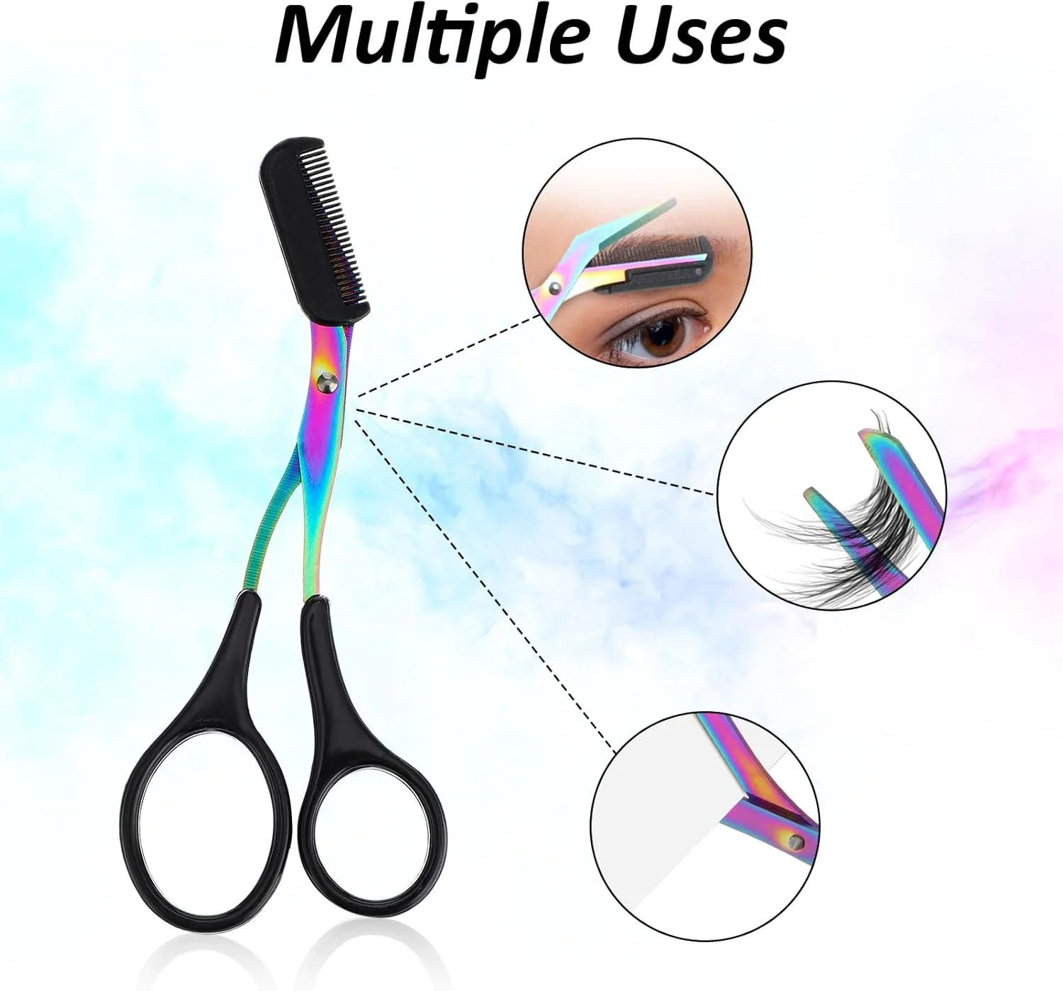 قیچی ابرو کلاسیک مشکی Bremorou قیچی ابرو کلاسیک مشکی Bremorou