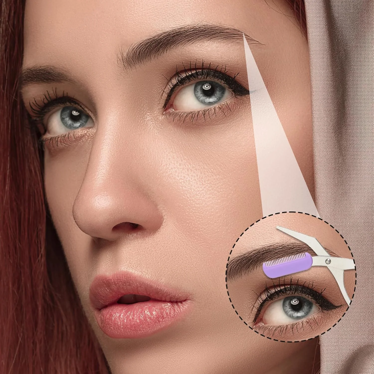 قیچی ابرو بیگ تری، قیچی ابرو هلالی، قیچی ابرو شانه دار، با شانه و دسته ضد لغزش، مناسب برای مرتب کردن روزانه ابروها و ایجاد شکل ابروی بی نقص. قیچی ابرو بیگ تری، قیچی ابرو هلالی، قیچی ابرو شانه دار، با شانه و دسته ضد لغزش، مناسب برای مرتب کردن روزانه ابروها و ایجاد شکل ابروی بی نقص.