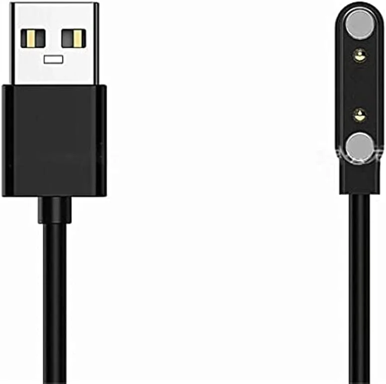 کابل شارژ مغناطیسی ساعت هوشمند 2 پین 8 میلی متری USB