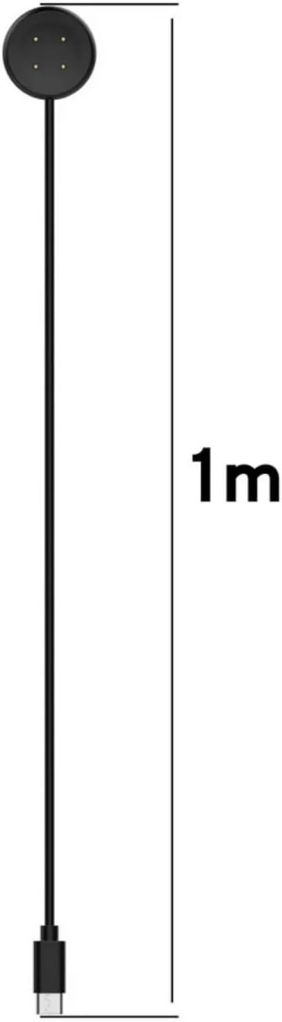 شارژر ساعت SKEIDO 1M برای Google Pixel Watch 2 با رابط Type-C، آداپتور شارژ سریع، کابل شارژ مغناطیسی قابل حمل ساعت هوشمند (شارژر Type C)