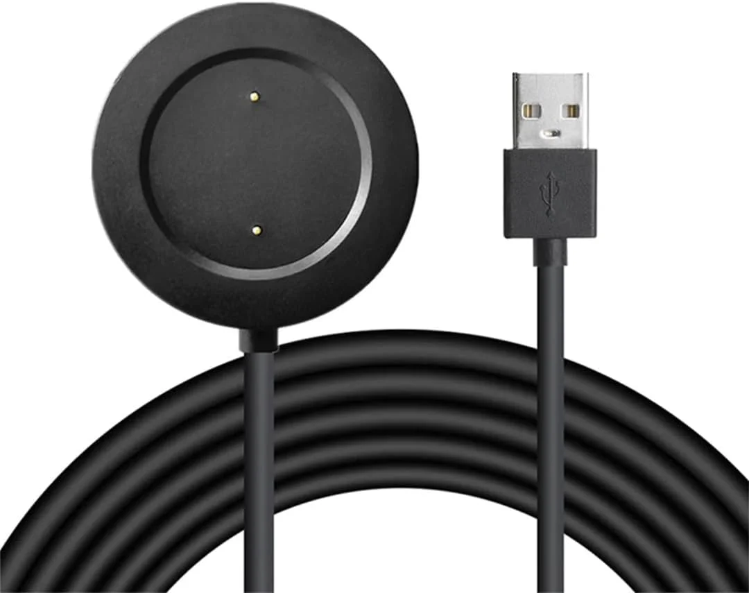 شارژر ساعت هوشمند پبل: داک کابل شارژ مغناطیسی سریع USB - کابل شارژ قابل حمل - کابل شارژ سریع ساعت هوشمند - طراحی سبک و بسیار قابل حمل