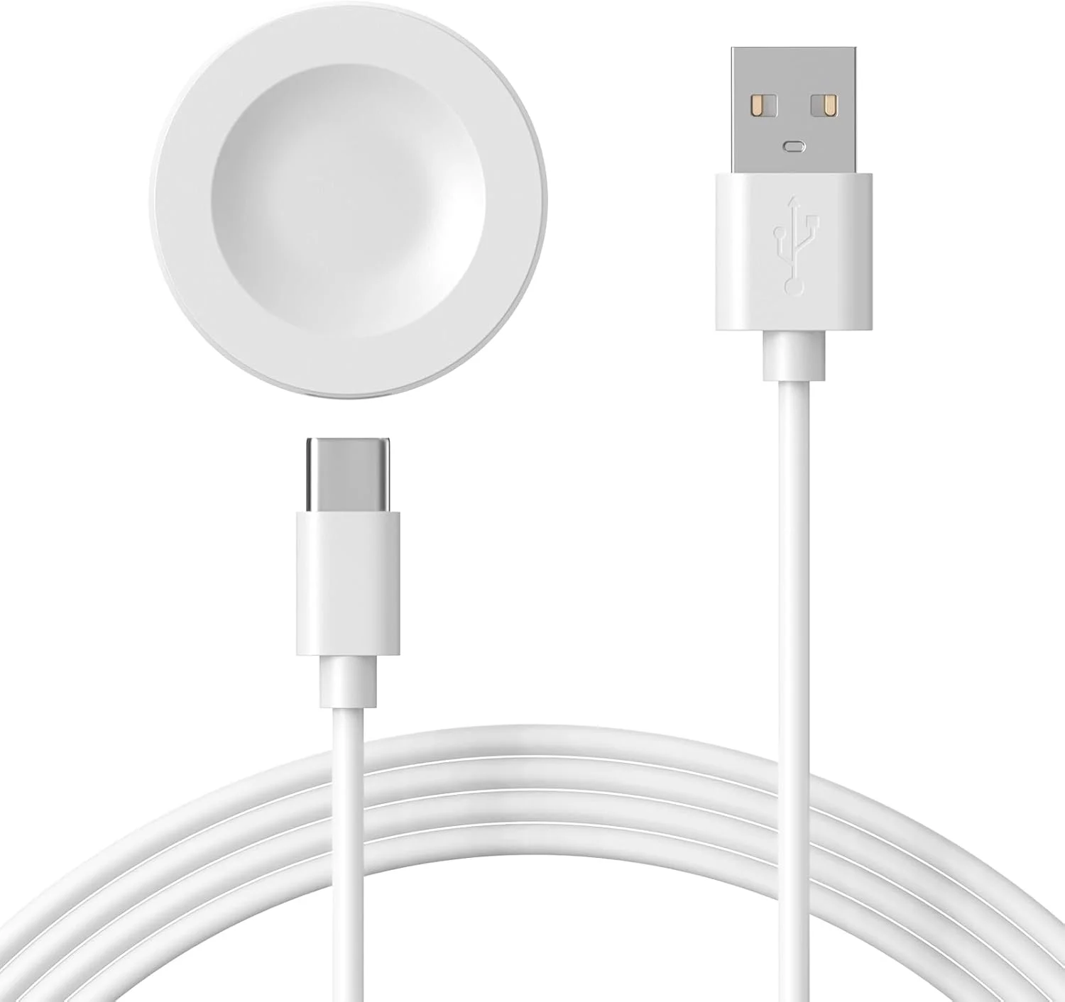 شارژر ساعت هوشمند اومیدا سازگار با Huawei Watch GT5/GT5 Pro/GT4/GT3، کابل شارژ USB جایگزین، شارژر مغناطیسی USB برای لوازم جانبی Huawei Watch GT5/4 (80 سانتی متر/2.6 فوت) (سفید) شارژر ساعت هوشمند اومیدا سازگار با Huawei Watch GT5/GT5 Pro/GT4/GT3، کابل شارژ USB جایگزین، شارژر مغناطیسی USB برای لوازم جانبی Huawei Watch GT5/4 (80 سانتی متر/2.6 فوت) (سفید)