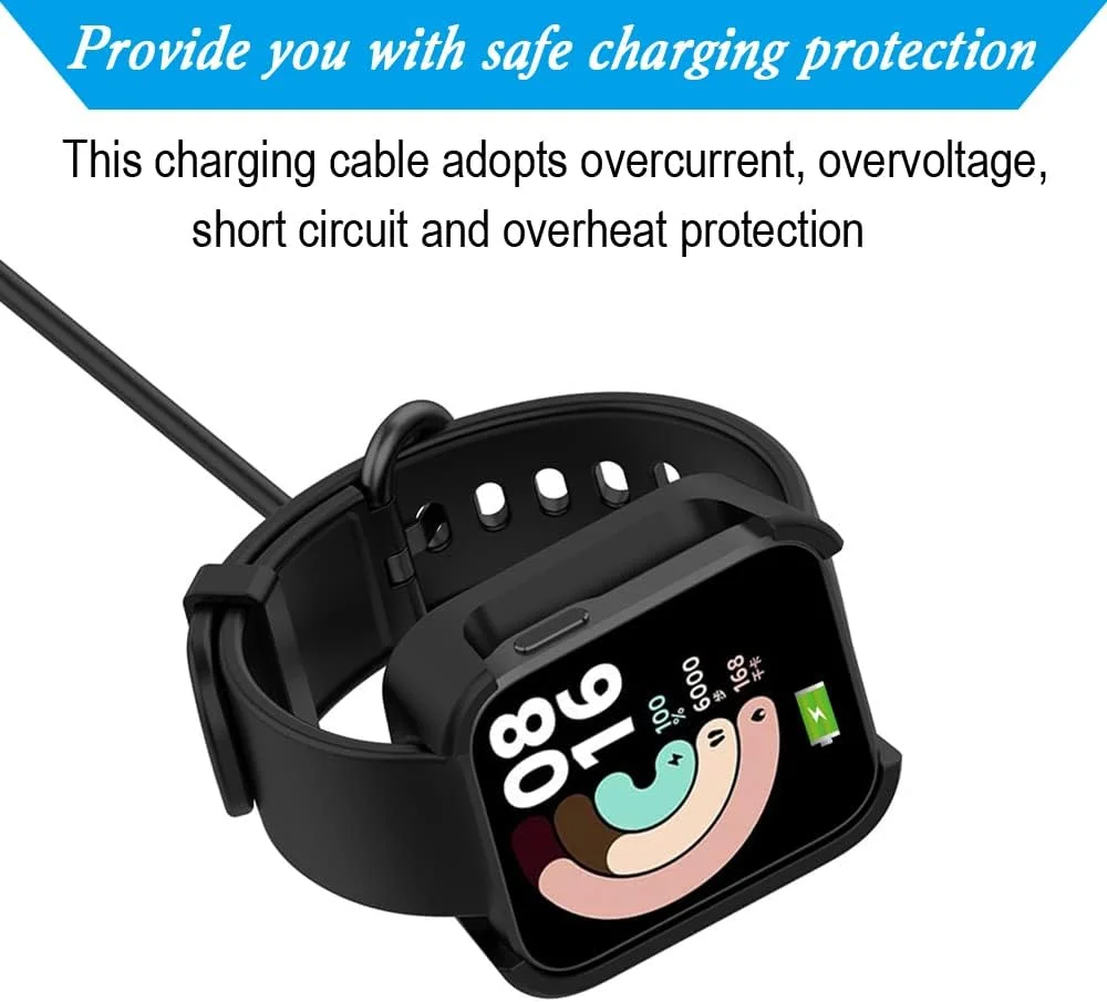 پایه شارژر ساعت هوشمند SKEIDO سازگار با Xiaomi Mi Watch Lite Redmi Watch کابل شارژ USB