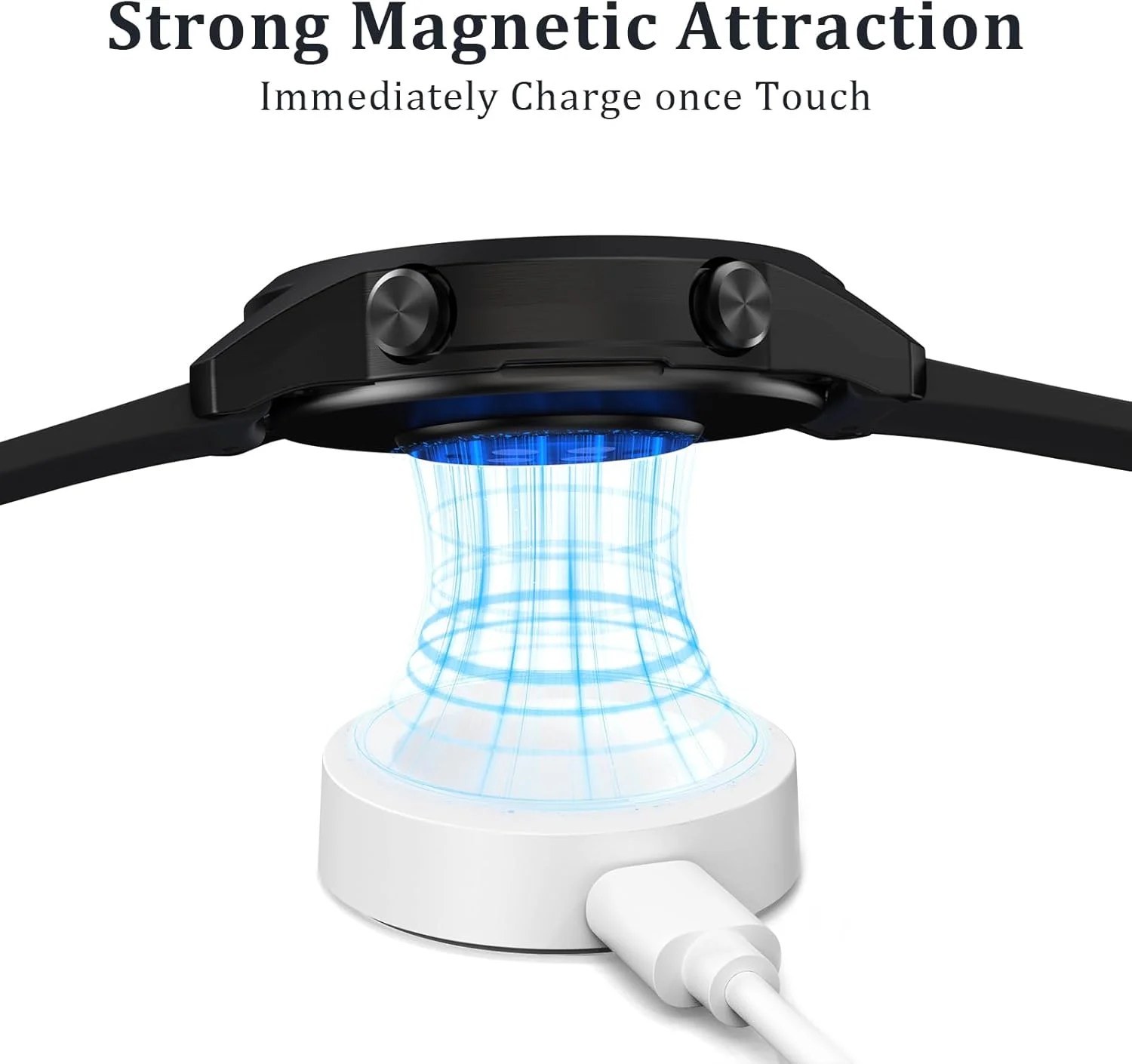 شارژر ساعت هوشمند اومیدا سازگار با Huawei Watch GT5/GT5 Pro/GT4/GT3، کابل شارژ USB جایگزین، شارژر مغناطیسی USB برای لوازم جانبی Huawei Watch GT5/4 (80 سانتی متر/2.6 فوت) (سفید) شارژر ساعت هوشمند اومیدا سازگار با Huawei Watch GT5/GT5 Pro/GT4/GT3، کابل شارژ USB جایگزین، شارژر مغناطیسی USB برای لوازم جانبی Huawei Watch GT5/4 (80 سانتی متر/2.6 فوت) (سفید)