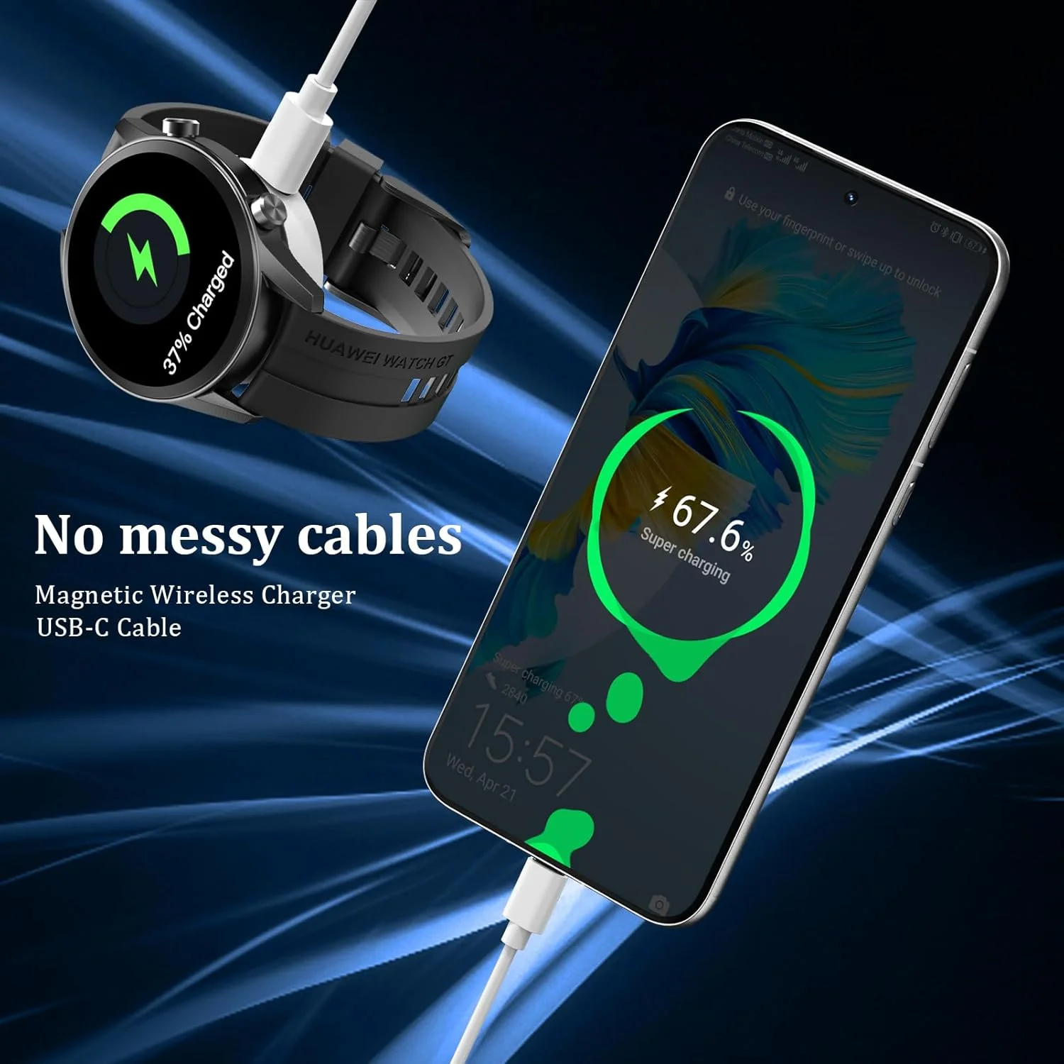 شارژر ساعت هوشمند اومیدا سازگار با Huawei Watch GT5/GT5 Pro/GT4/GT3، کابل شارژ USB جایگزین، شارژر مغناطیسی USB برای لوازم جانبی Huawei Watch GT5/4 (80 سانتی متر/2.6 فوت) (سفید) شارژر ساعت هوشمند اومیدا سازگار با Huawei Watch GT5/GT5 Pro/GT4/GT3، کابل شارژ USB جایگزین، شارژر مغناطیسی USB برای لوازم جانبی Huawei Watch GT5/4 (80 سانتی متر/2.6 فوت) (سفید)