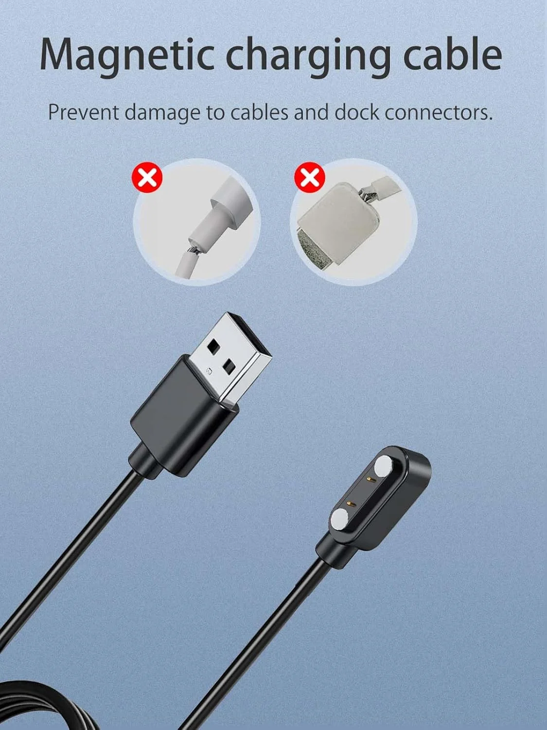 شارژر NOUKAJU برای ساعت هوشمند Ynwinste I1160B، کابل شارژ مغناطیسی USB به طول 1 متر، کابل شارژ جایگزین برای ساعت هوشمند Ynwinste I1160B (مشکی) شارژر NOUKAJU برای ساعت هوشمند Ynwinste I1160B، کابل شارژ مغناطیسی USB به طول 1 متر، کابل شارژ جایگزین برای ساعت هوشمند Ynwinste I1160B (مشکی)