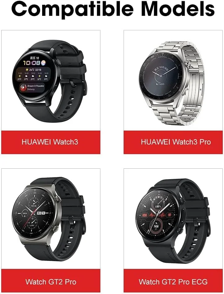 شارژر USB دو در یک NALACAL برای HUAWEI Watch 3، شارژ مغناطیسی بی سیم برای HUAWEI Watch 3 Pro/HUAWEI Watch GT2 Pro، شارژر ساعت هوشمند قابل حمل مسافرتی برای HUAWEI Watch 3 با پورت شارژر USB C