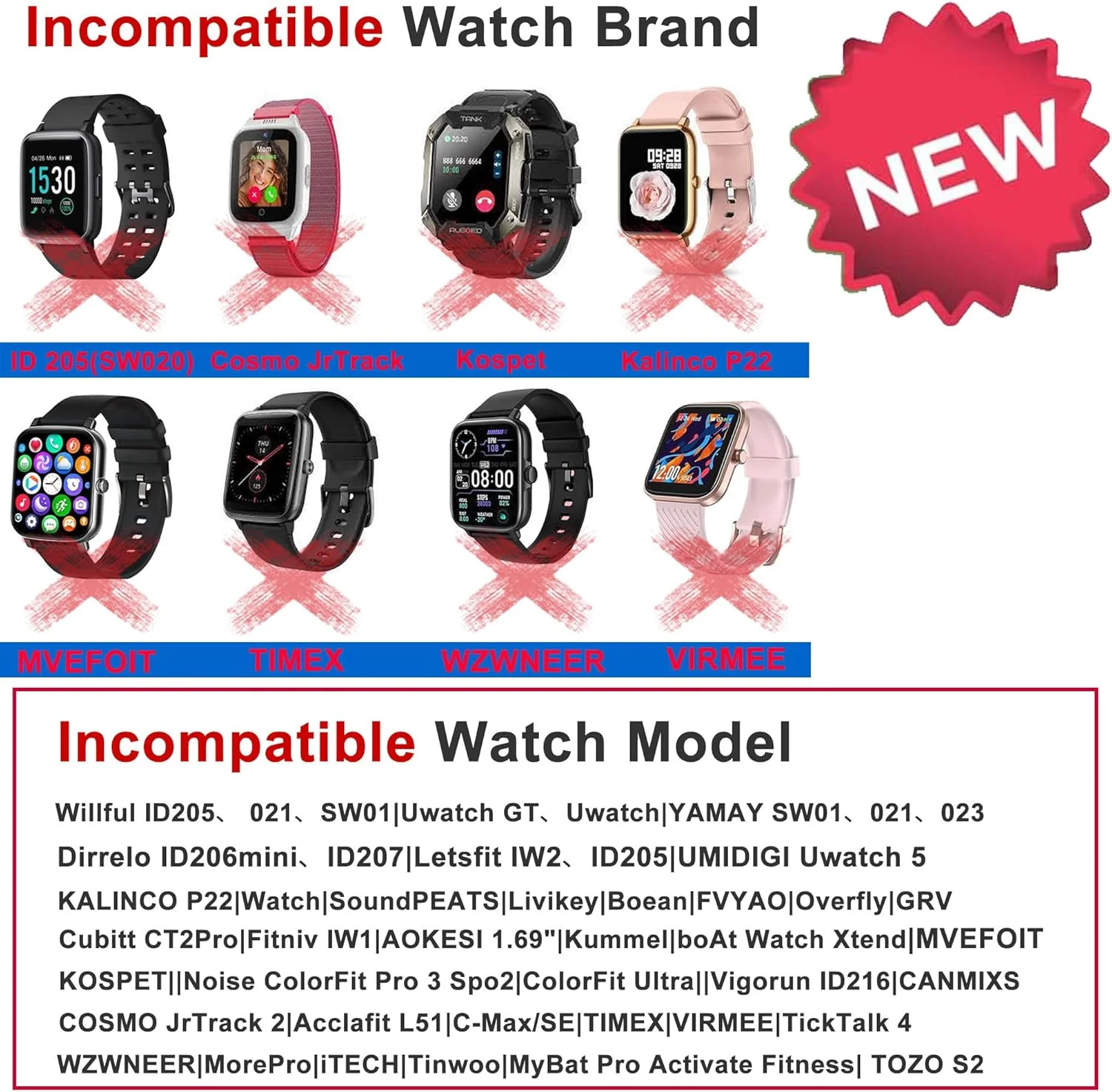 شارژر مغناطیسی ساعت هوشمند Mailink سازگار با YAMAY Willful Letsfit Letscom، کابل شارژ USB مغناطیسی برای ساعت هوشمند Umidigi Uwatch 3S 3 2 2S Urun (مشکی)