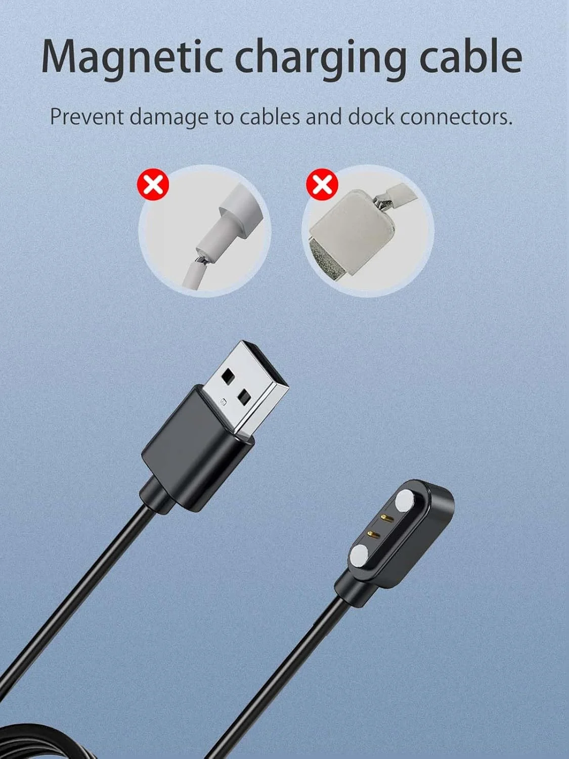 شارژر نوکاجو برای ساعت هوشمند OUKITEL BT12، کابل شارژ مغناطیسی USB به طول 1 متر، کابل شارژ برای ساعت هوشمند OUKITEL BT12 (مشکی) شارژر نوکاجو برای ساعت هوشمند OUKITEL BT12، کابل شارژ مغناطیسی USB به طول 1 متر، کابل شارژ برای ساعت هوشمند OUKITEL BT12 (مشکی)