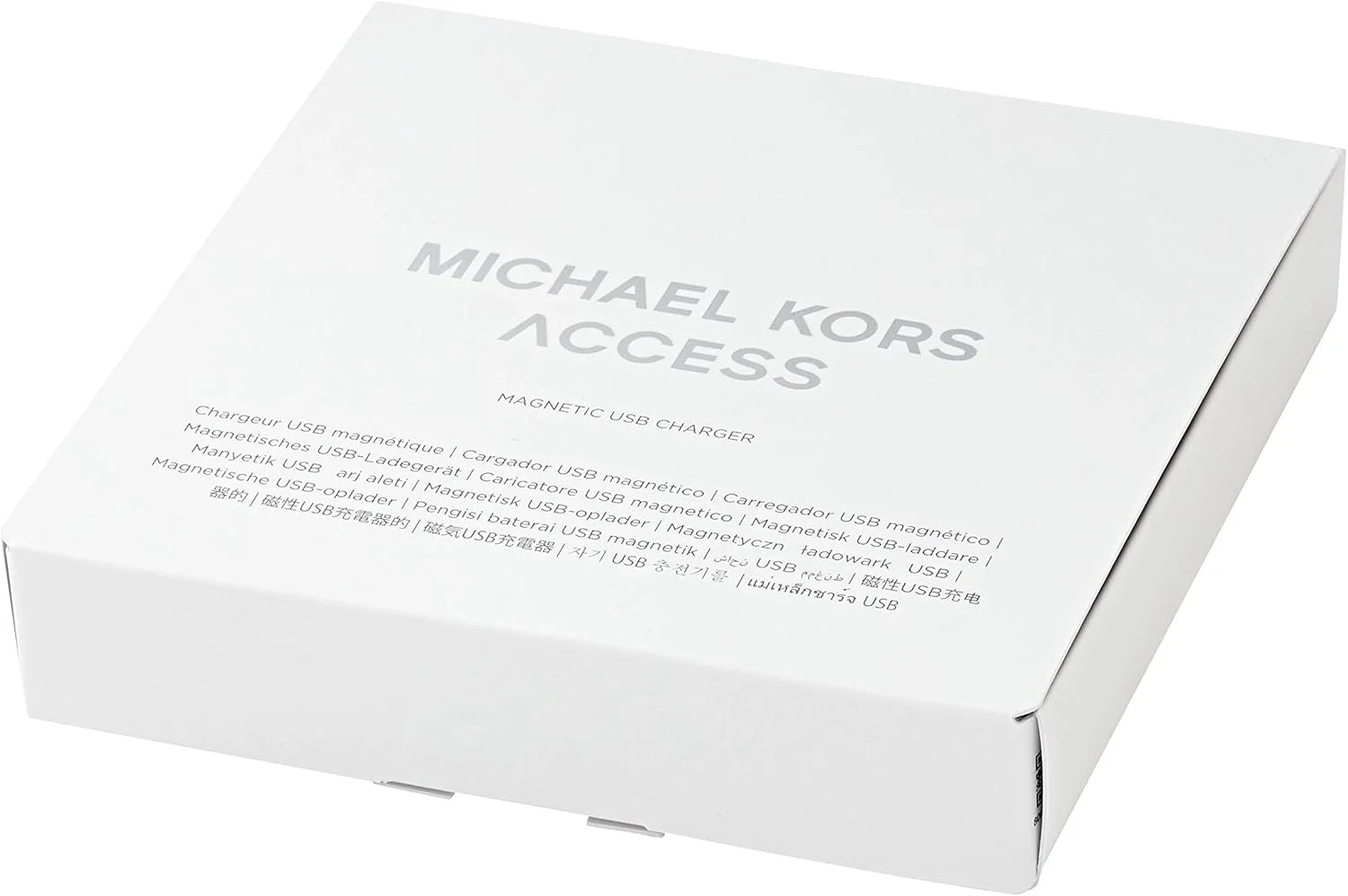 Michael Kors Access Smartwatch Charger - White (Model: MKT0002) Compatible with Gen 4 MKGO, Gen 4 Runway, Gen 4 Sofie, Gen 5 Lexington and Gen 5 Bradshaw, PLATINO