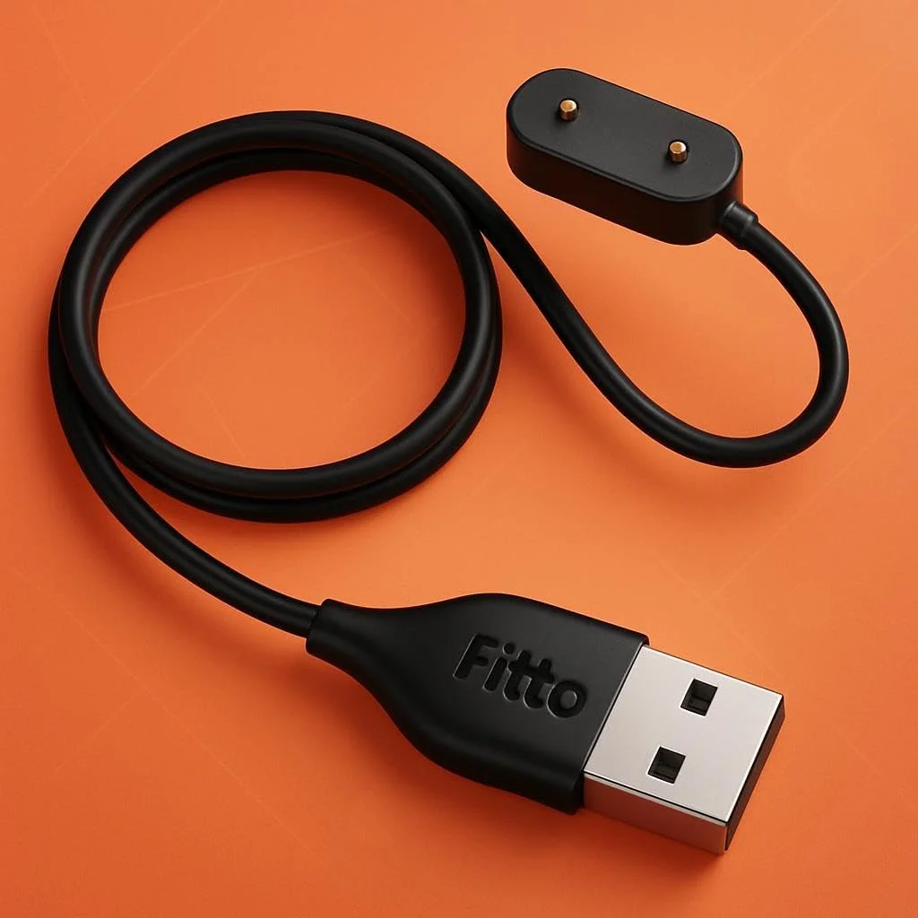 شارژر ساعت هوشمند فیتو با کانکتور USB برای شارژ سریع دستگاه های پوشیدنی