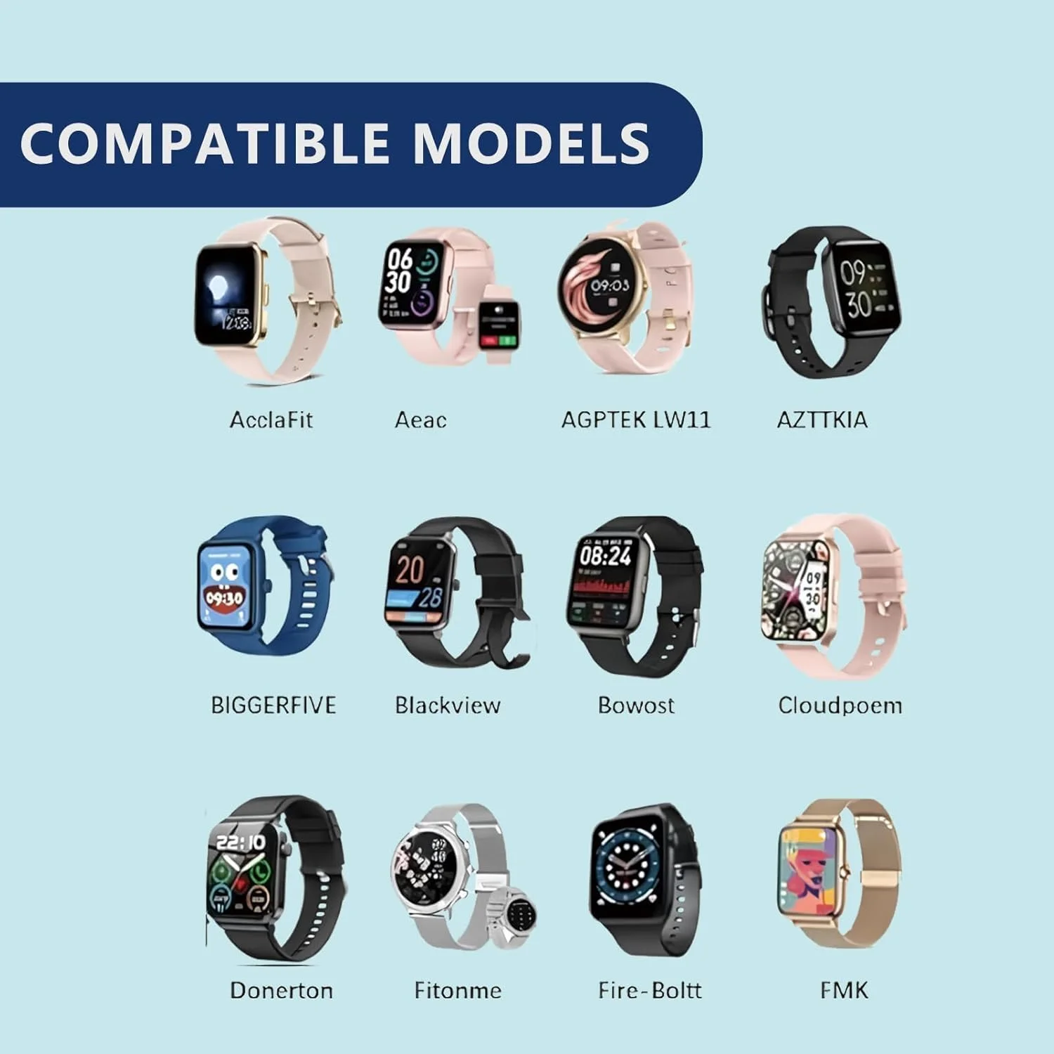 دو عدد شارژر مغناطیسی ساعت هوشمند، کابل های شارژ USB مغناطیسی 2 پین با ویژگی های ایمنی داخلی، لوازم جانبی ساعت هوشمند سازگار با SW022/GTX/RT LSO5S/ LW11 ساعت ردیاب تناسب اندام کودکان (4 میلی متر)