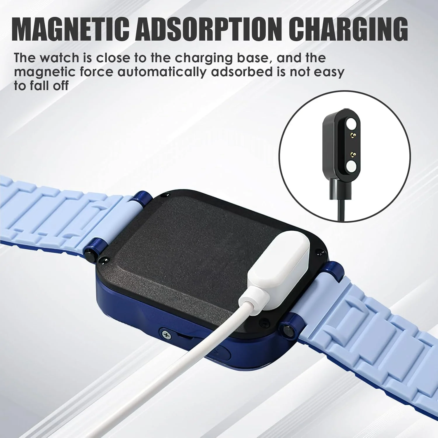 کابل شارژ مغناطیسی ساعت هوشمند hoeslaw، سازگار با ساعت هوشمند بچه گانه Cosmo JrTrack 2، دو پین 7.62 میلی متری، 60 سانتی متری 5 ولت 1 آمپر USB-A، کابل شارژ جایگزین سازگار برای ساعت هوشمند بچه گانه کابل شارژ مغناطیسی ساعت هوشمند hoeslaw، سازگار با ساعت هوشمند بچه گانه Cosmo JrTrack 2، دو پین 7.62 میلی متری، 60 سانتی متری 5 ولت 1 آمپر USB-A، کابل شارژ جایگزین سازگار برای ساعت هوشمند بچه گانه