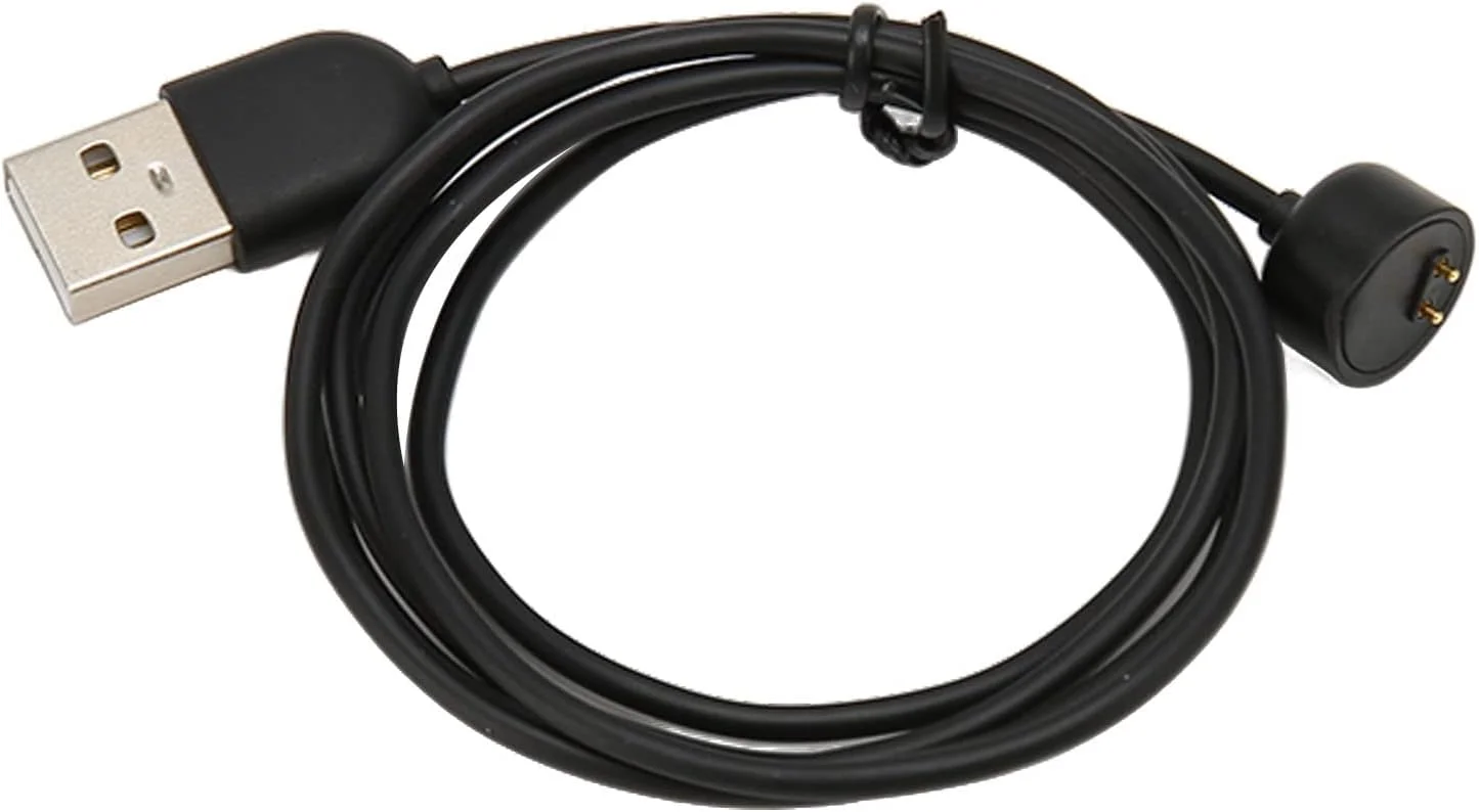 شارژر USB banapoy برای شیائومی بند 5 6 7 NFC، کابل شارژ مغناطیسی جایگزین شارژر ساعت هوشمند، لوازم جانبی سیم