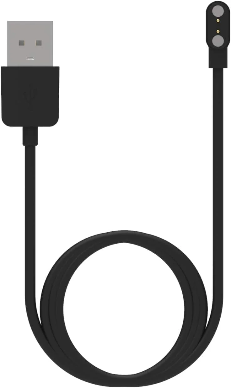 کابل شارژر مشکی سازگار با ساعت هوشمند Da Fit، کابل شارژ USB جایگزین، کابل و شارژر جایگزین ساعت هوشمند، تلفن های همراه و لوازم جانبی (1 متر) کابل شارژر مشکی سازگار با ساعت هوشمند Da Fit، کابل شارژ USB جایگزین، کابل و شارژر جایگزین ساعت هوشمند، تلفن های همراه و لوازم جانبی (1 متر)