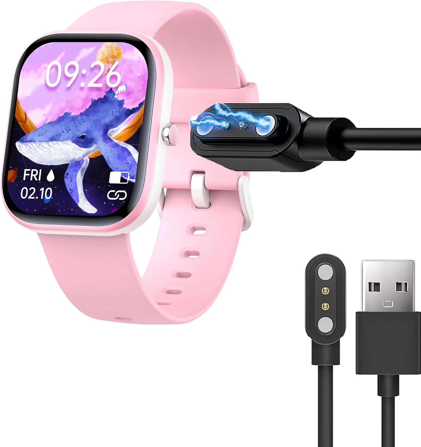 شارژر سازگار با ساعت هوشمند کودکانه Slothcloud مدل H97 با صفحه نمایش 1.5 اینچی، شارژر مغناطیسی USB جایگزین 2 پین Blueshaweu سازگار با ساعت هوشمند Slothcloud H97 با صفحه نمایش 1.5 اینچی (مشکی+مشکی) شارژر سازگار با ساعت هوشمند کودکانه Slothcloud مدل H97 با صفحه نمایش 1.5 اینچی، شارژر مغناطیسی USB جایگزین 2 پین Blueshaweu سازگار با ساعت هوشمند Slothcloud H97 با صفحه نمایش 1.5 اینچی (مشکی+مشکی)