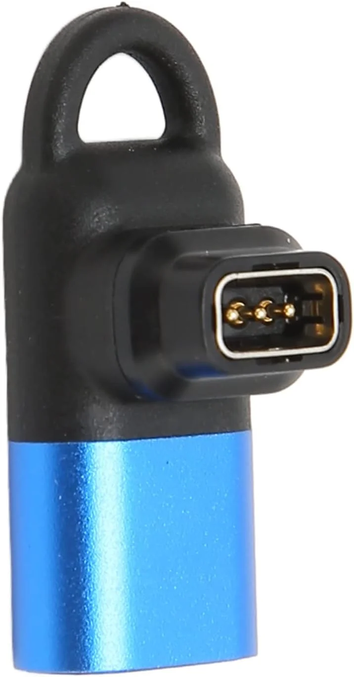 تبدیل شارژر ساعت هوشمند Luqeeg، آداپتور USB Type C، تبدیل کابل شارژ USB C برای Coros Pace 2، Apex، Apex Pro، Vertix، Vertix 2، طراحی فشرده و سبک وزن مشکی