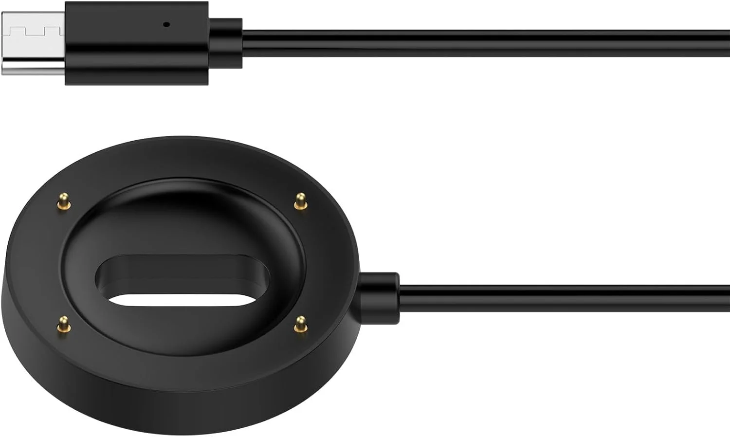 کابل شارژ SKEIDO، مناسب برای ساعت هوشمند Suunto Run، کابل شارژ مغناطیسی USB به طول 100 سانتی متر، لوازم جانبی ساعت هوشمند، 1 عدد