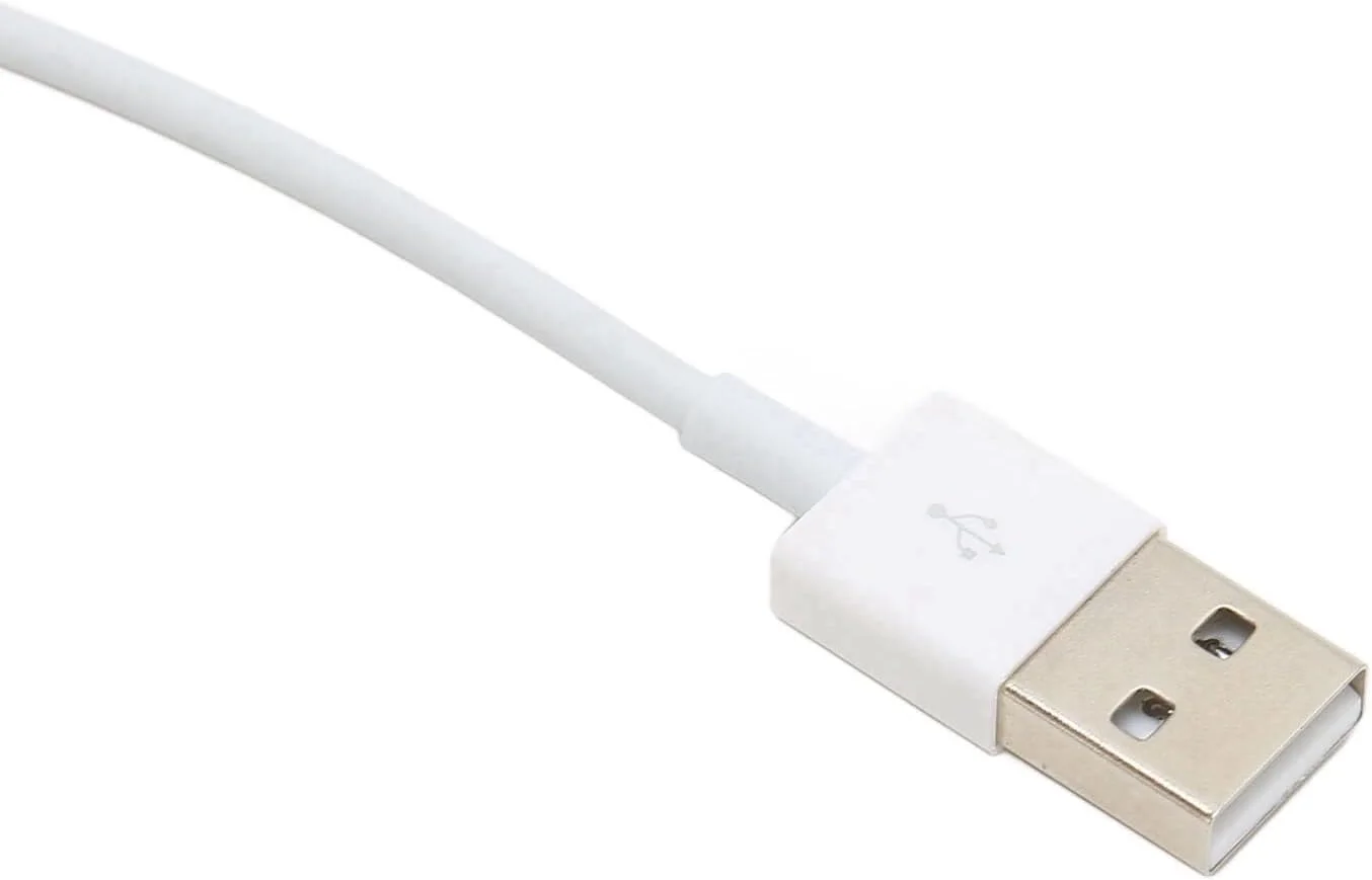 شارژر عمومی برای FOSSIL Gen 2 3، پایه شارژ کابل شارژ بادوام برای Q Founder Marshal، پایه شارژر USB برای آقایان و بانوان (سفید)