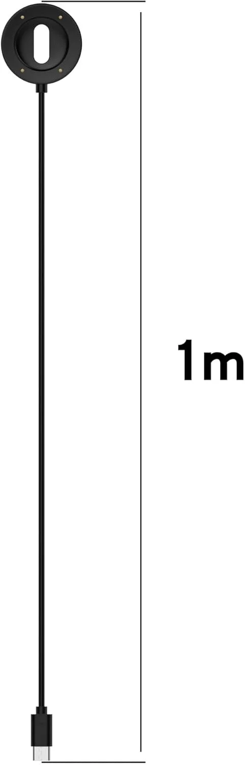 کابل شارژ SKEIDO، مناسب برای ساعت هوشمند Suunto Run، کابل شارژ مغناطیسی USB به طول 100 سانتی متر، لوازم جانبی ساعت هوشمند، 1 عدد