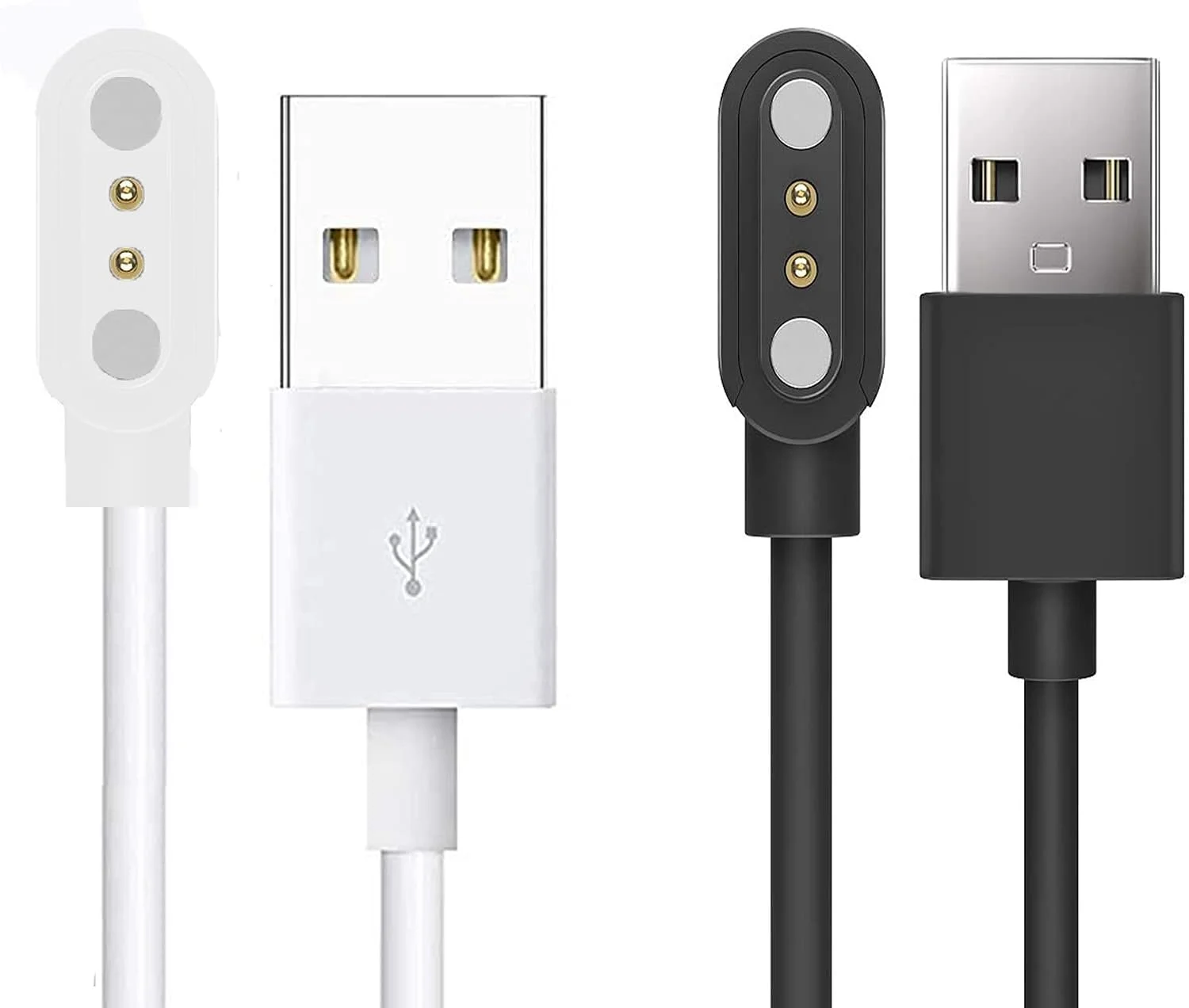 شارژر سازگار برای ساعت هوشمند AMAZTIM C20، کابل شارژ USB مغناطیسی onetuo جایگزین شارژر سازگار برای ساعت هوشمند 1.71 اینچی AMAZTIM / ساعت نظامی C20 / ساعت نظامی C16 (2 عدد - سیاه + سفید) شارژر سازگار برای ساعت هوشمند AMAZTIM C20، کابل شارژ USB مغناطیسی onetuo جایگزین شارژر سازگار برای ساعت هوشمند 1.71 اینچی AMAZTIM / ساعت نظامی C20 / ساعت نظامی C16 (2 عدد - سیاه + سفید)