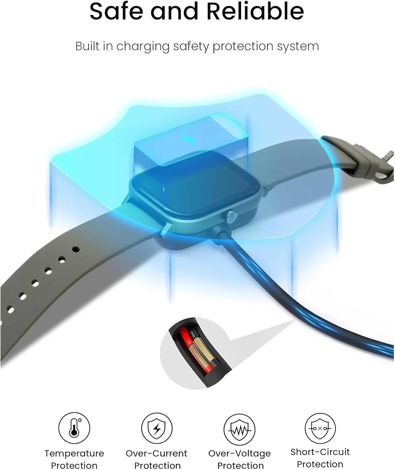 شارژر مغناطیسی سریع ساعت هوشمند، سازگار با GTS 2، GTS 2 Mini، GTS 2e، GTR 2، GTR 2e، GTS 4 Mini، GTR Mini و غیره، طراحی جمع و جور و سبک شارژر مغناطیسی سریع ساعت هوشمند، سازگار با GTS 2، GTS 2 Mini، GTS 2e، GTR 2، GTR 2e، GTS 4 Mini، GTR Mini و غیره، طراحی جمع و جور و سبک