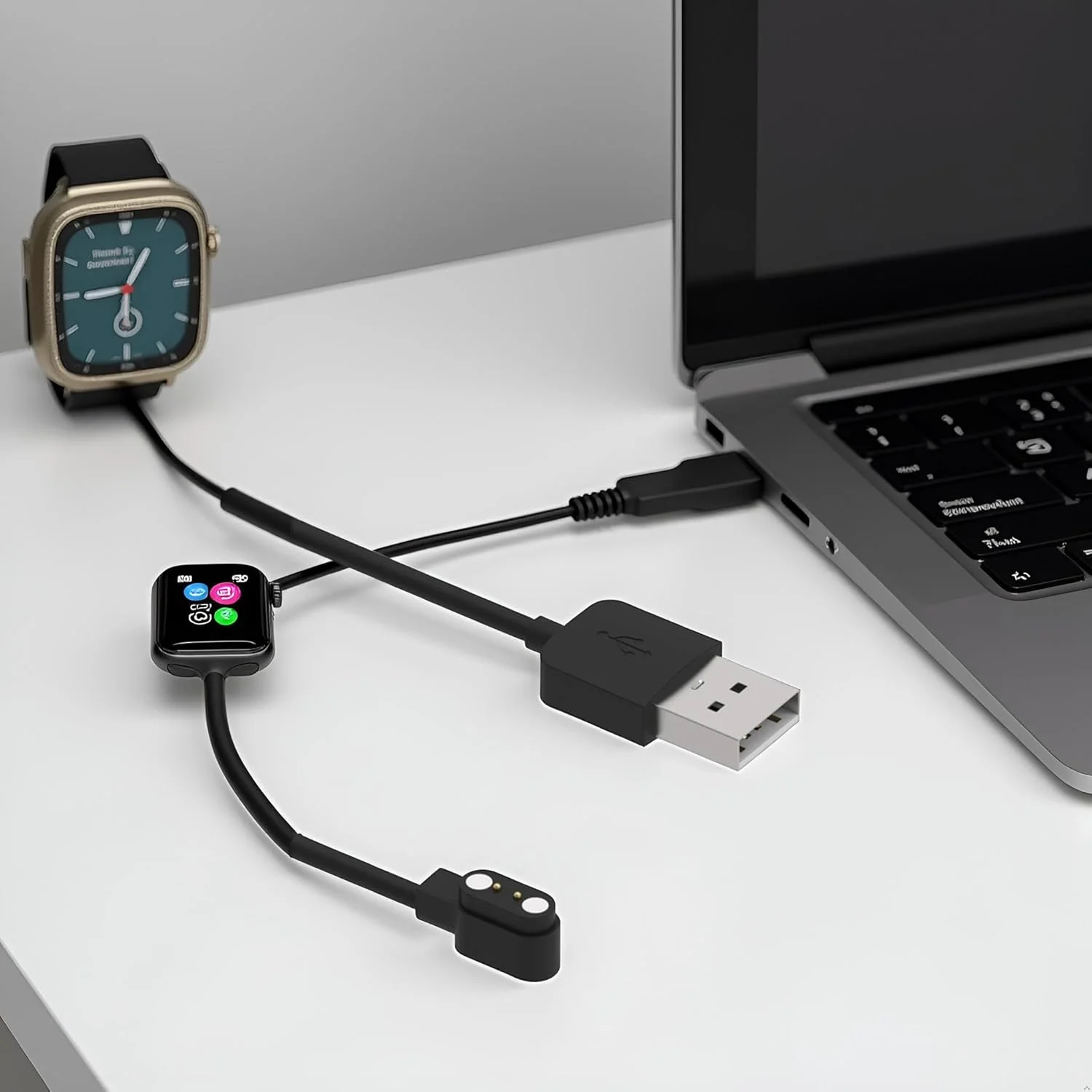 کابل شارژر مشکی سازگار با ساعت هوشمند Da Fit، کابل شارژر USB جایگزین به طول 3.3 فوت برای ساعت هوشمند، کابل و شارژر جایگزین ساعت هوشمند، تلفن های همراه و لوازم جانبی کابل شارژر مشکی سازگار با ساعت هوشمند Da Fit، کابل شارژر USB جایگزین به طول 3.3 فوت برای ساعت هوشمند، کابل و شارژر جایگزین ساعت هوشمند، تلفن های همراه و لوازم جانبی