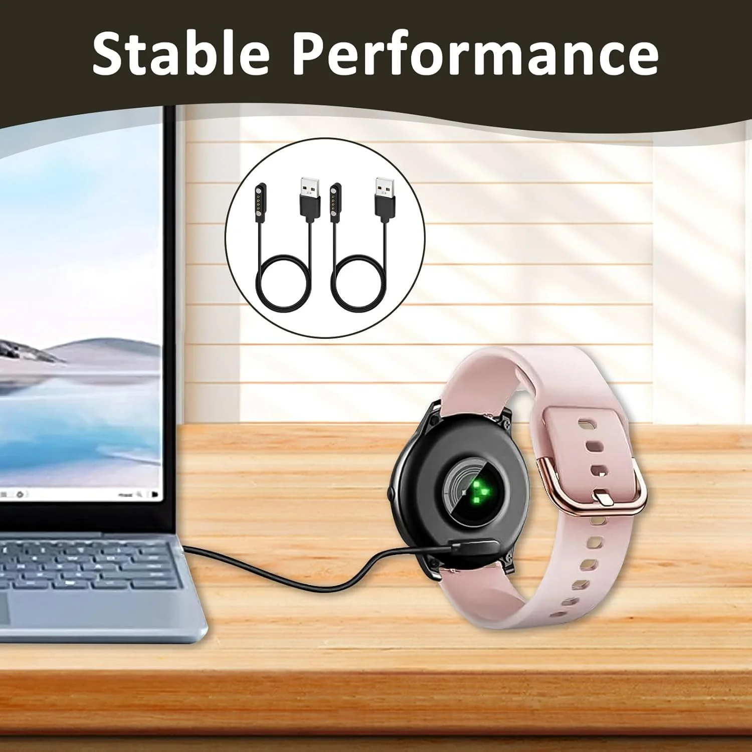 دو عدد کابل شارژ سازگار با ساعت هوشمند 4 پین با فاصله 7.62 میلی متر، کابل شارژ مغناطیسی USB برای ساعت هوشمند 4 پین، کابل شارژر جهانی، لوازم جانبی شارژ سریع مغناطیسی، مشکی دو عدد کابل شارژ سازگار با ساعت هوشمند 4 پین با فاصله 7.62 میلی متر، کابل شارژ مغناطیسی USB برای ساعت هوشمند 4 پین، کابل شارژر جهانی، لوازم جانبی شارژ سریع مغناطیسی، مشکی