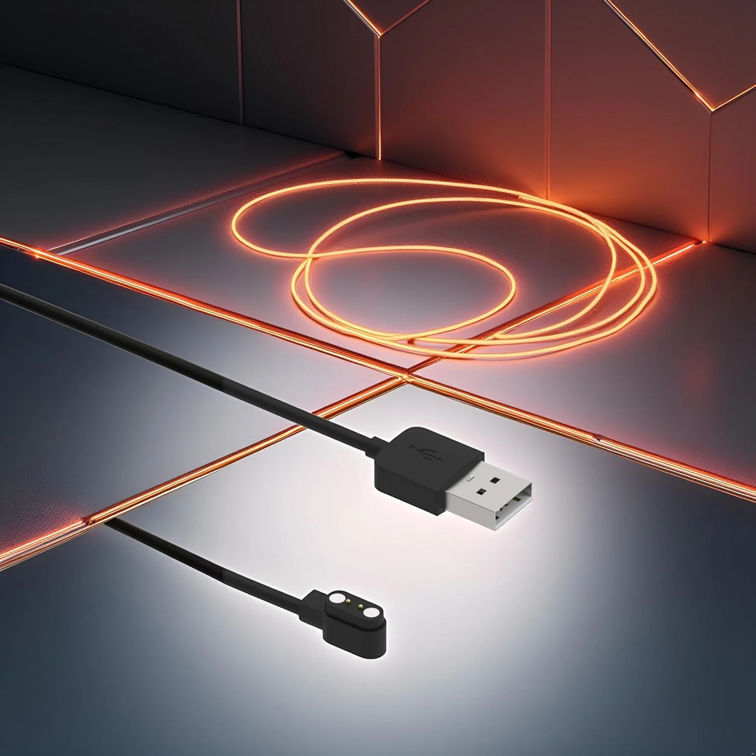 کابل شارژر مشکی سازگار با ساعت هوشمند Da Fit، کابل شارژر USB جایگزین به طول 3.3 فوت برای ساعت هوشمند، کابل و شارژر جایگزین ساعت هوشمند، تلفن های همراه و لوازم جانبی کابل شارژر مشکی سازگار با ساعت هوشمند Da Fit، کابل شارژر USB جایگزین به طول 3.3 فوت برای ساعت هوشمند، کابل و شارژر جایگزین ساعت هوشمند، تلفن های همراه و لوازم جانبی