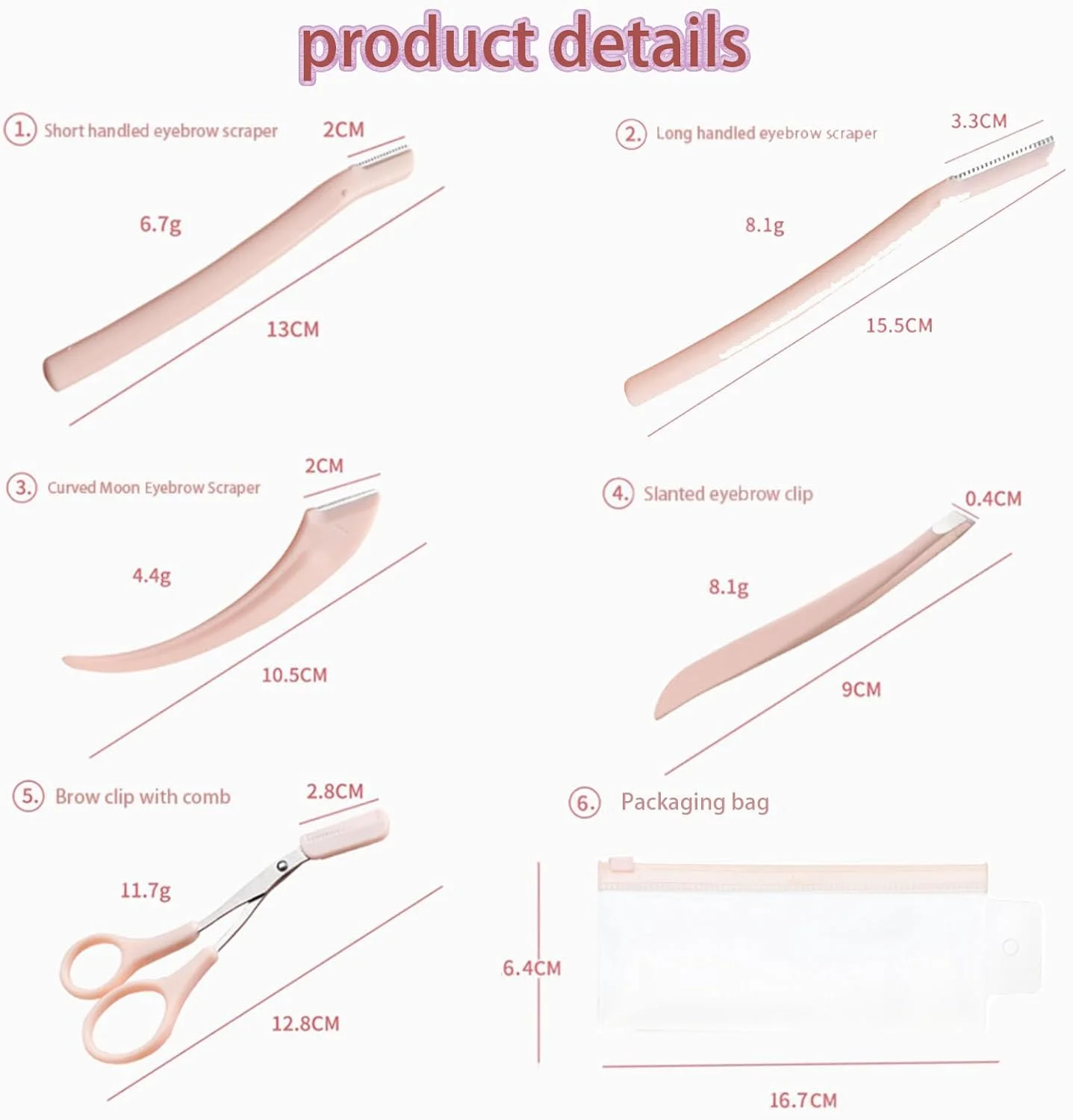 قیچی ابرو 5 در 1 Sumlache به همراه شانه، ست قیچی ابرو حرفه ای و دقیق به همراه شانه، تیغ ابرو کوچک برای زنان و مردان، قیچی اصلاح ابرو، کیت آرایش ابرو، ابزار زیبایی برای از بین بردن مو قیچی ابرو 5 در 1 Sumlache به همراه شانه، ست قیچی ابرو حرفه ای و دقیق به همراه شانه، تیغ ابرو کوچک برای زنان و مردان، قیچی اصلاح ابرو، کیت آرایش ابرو، ابزار زیبایی برای از بین بردن مو