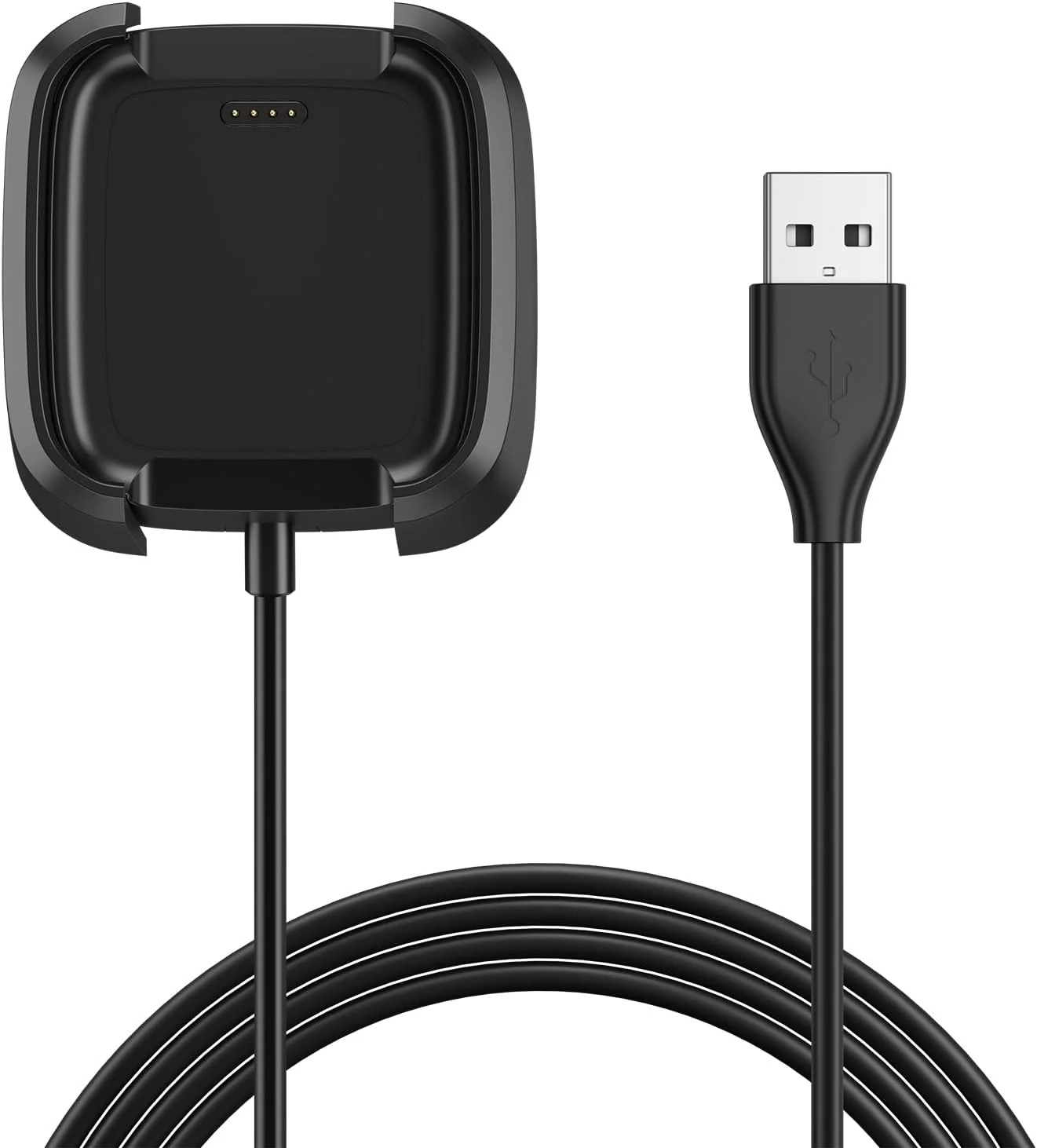 کابل شارژ جایگزین برای Fitbit Versa 1/ Versa Lite/Versa SE، داک شارژ برای ساعت هوشمند Versa, Versa SE, Versa Lite (مناسب Versa 2/3/4 نیست) (USB A) کابل شارژ جایگزین برای Fitbit Versa 1/ Versa Lite/Versa SE، داک شارژ برای ساعت هوشمند Versa, Versa SE, Versa Lite (مناسب Versa 2/3/4 نیست) (USB A)