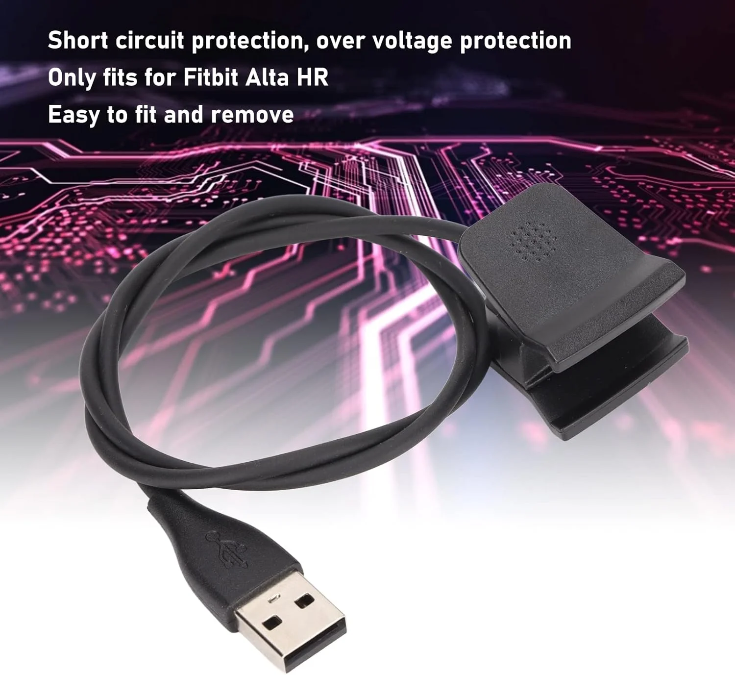 پایه شارژر و کابل USB برای ساعت هوشمند Fitbit Alta HR، کابل 0.5 متری، مشکی، مخصوص ساعت هوشمند Fitbit Alta HR پایه شارژر و کابل USB برای ساعت هوشمند Fitbit Alta HR، کابل 0.5 متری، مشکی، مخصوص ساعت هوشمند Fitbit Alta HR