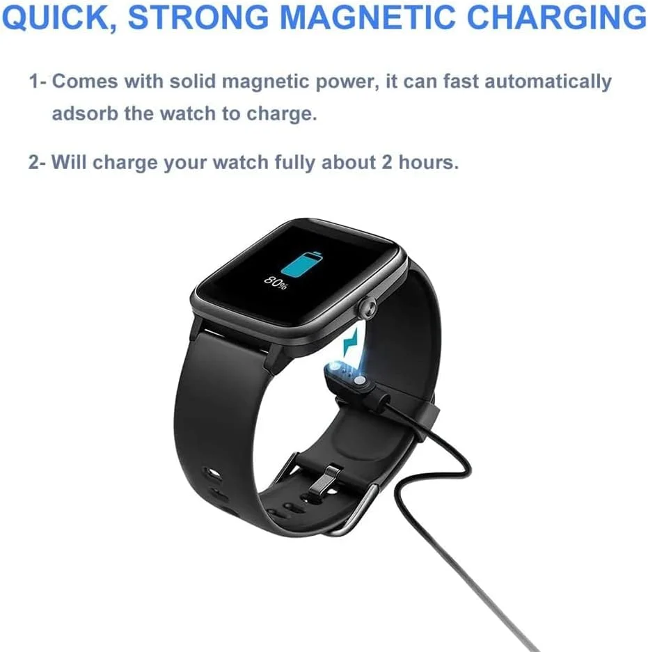 کابل شارژ مغناطیسی 2 پین ساعت هوشمند آزون - برای YAMAY VeryFitPro SW023، برای ID205L، برای SW021، برای ID205U، برای ID205S، برای SW025، برای Uwatch 3S، 3، 2، 2S - شارژر USB کابل شارژ مغناطیسی 2 پین ساعت هوشمند آزون - برای YAMAY VeryFitPro SW023، برای ID205L، برای SW021، برای ID205U، برای ID205S، برای SW025، برای Uwatch 3S، 3، 2، 2S - شارژر USB