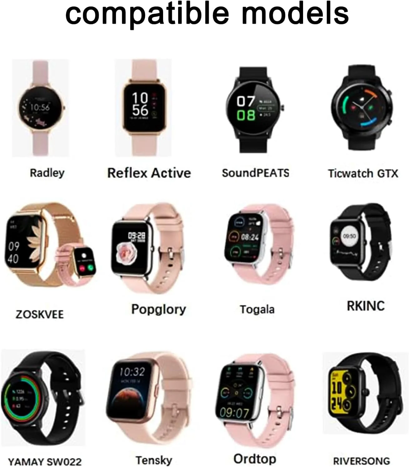 شارژر ساعت هوشمند رفلکس اکتیو، 2 پین مغناطیسی مشکی، کابل شارژ USB مغناطیسی شارژر ساعت هوشمند رفلکس اکتیو، 2 پین مغناطیسی مشکی، کابل شارژ USB مغناطیسی